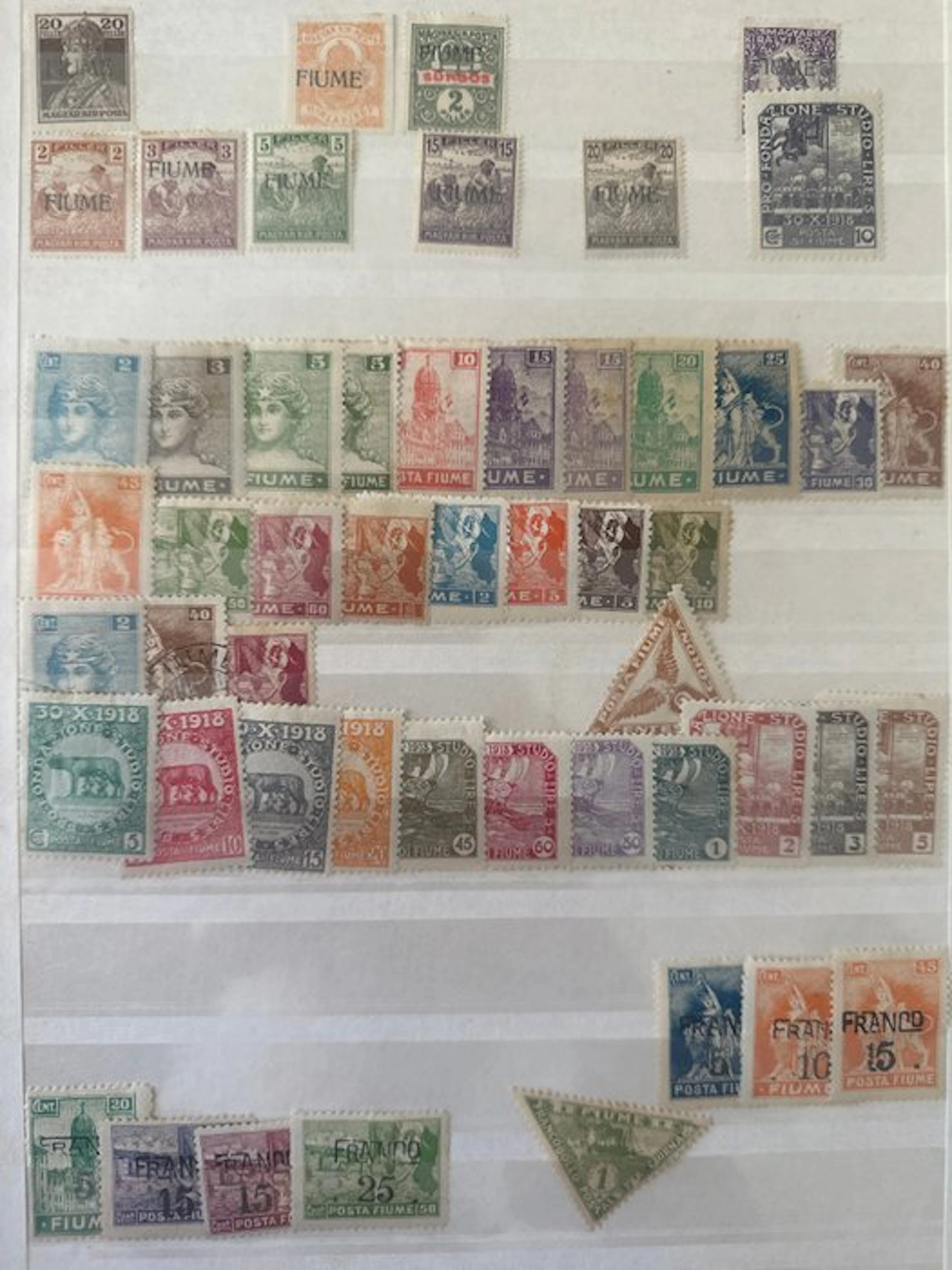 Fiume - Fiume Stamp Selection