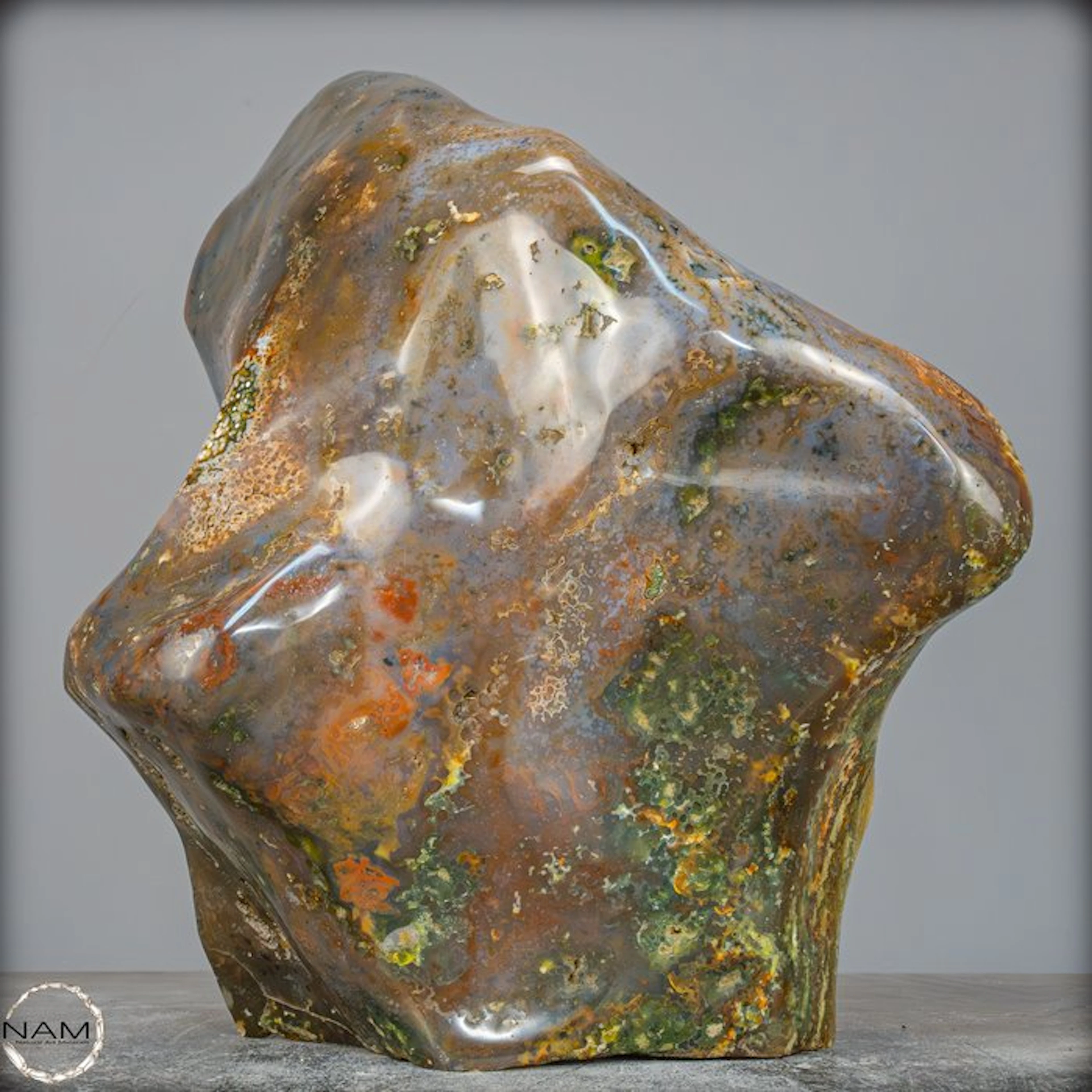 First Quality Natural Very Artistic Ocean Jasper Freeform- 11641.11 g