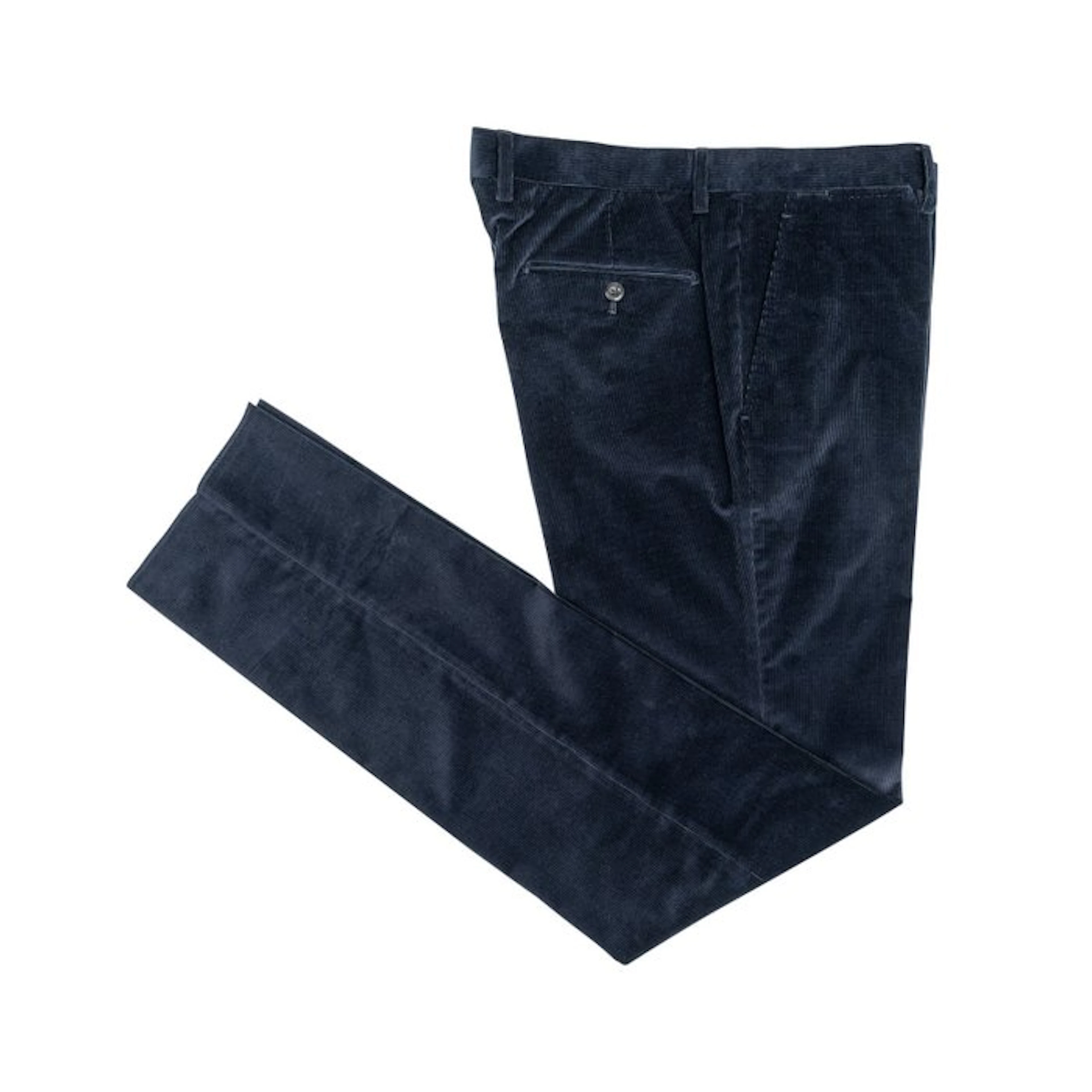 RUBINACCI NAPOLI - 56 IT - "Luca" Blue Cotton Corduroy...