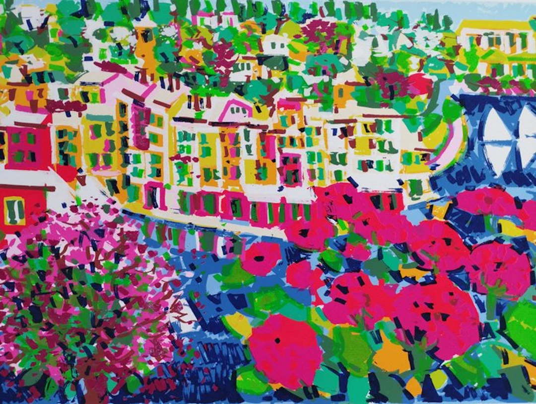 Athos Faccincani (1951) - Gerani a Portofino