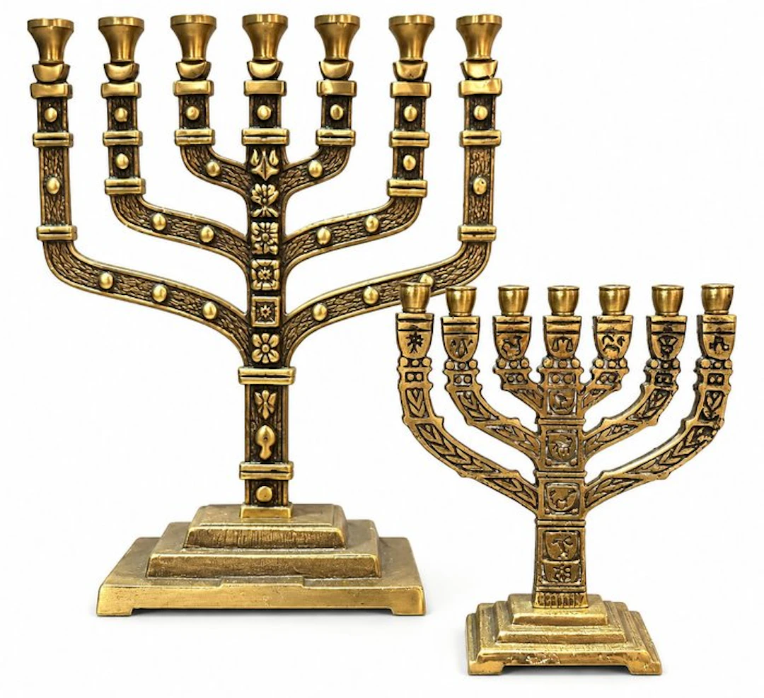 Menorah (2) - Brass