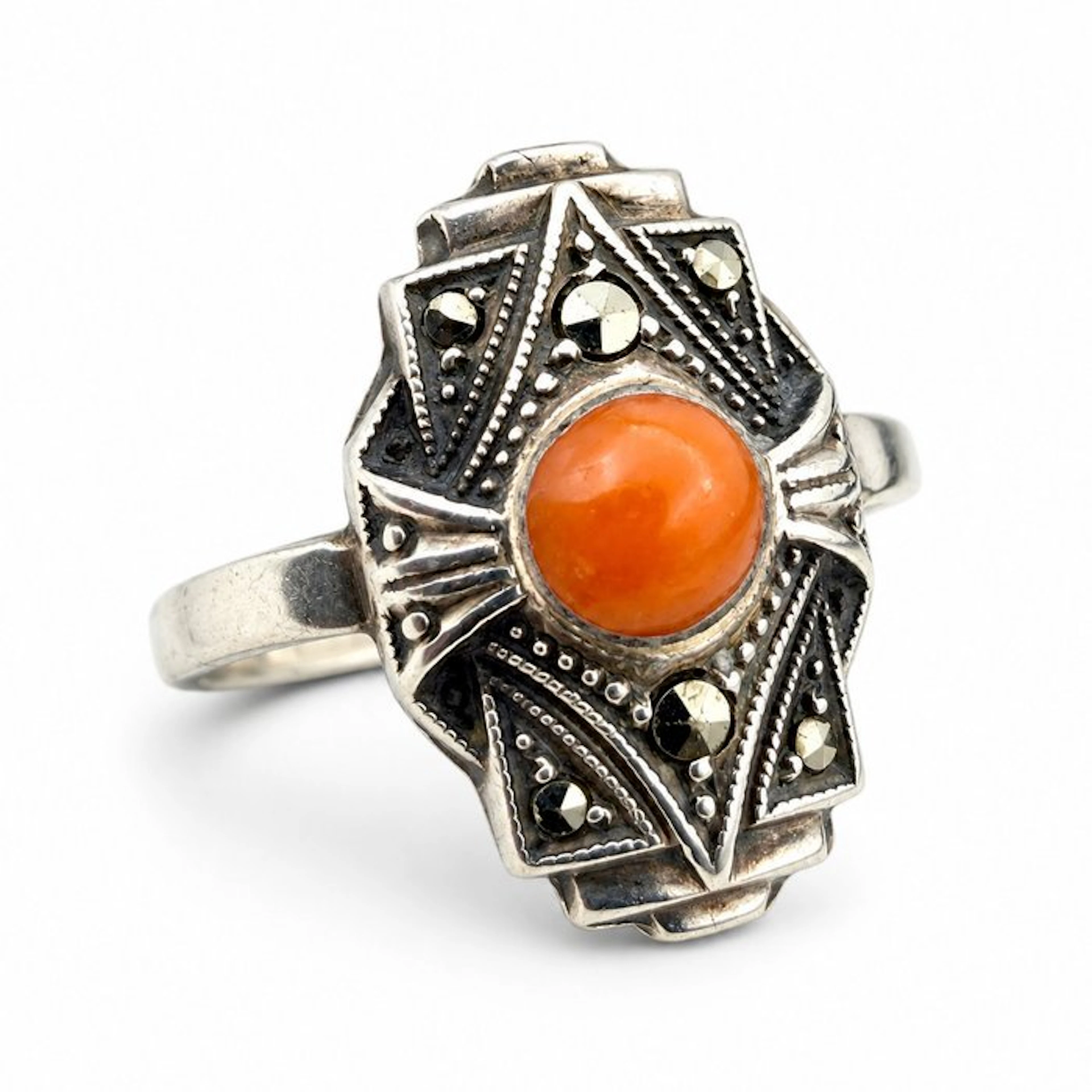 Silver - Ring - Art Deco ca. 1940s