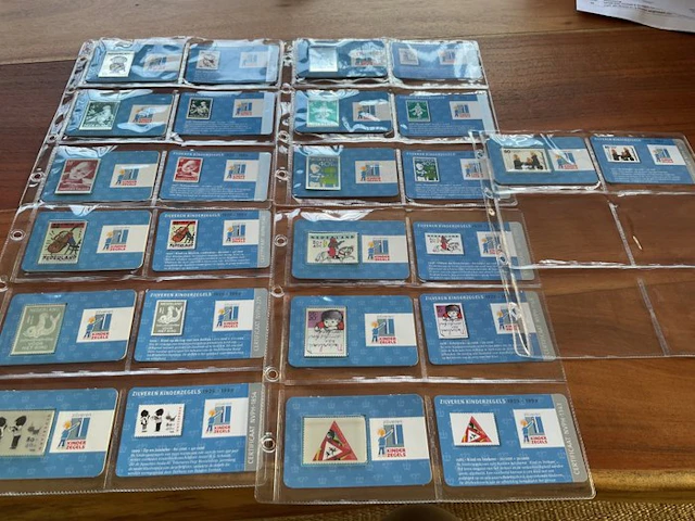 Netherlands 1999 - 13 silver children's stamps