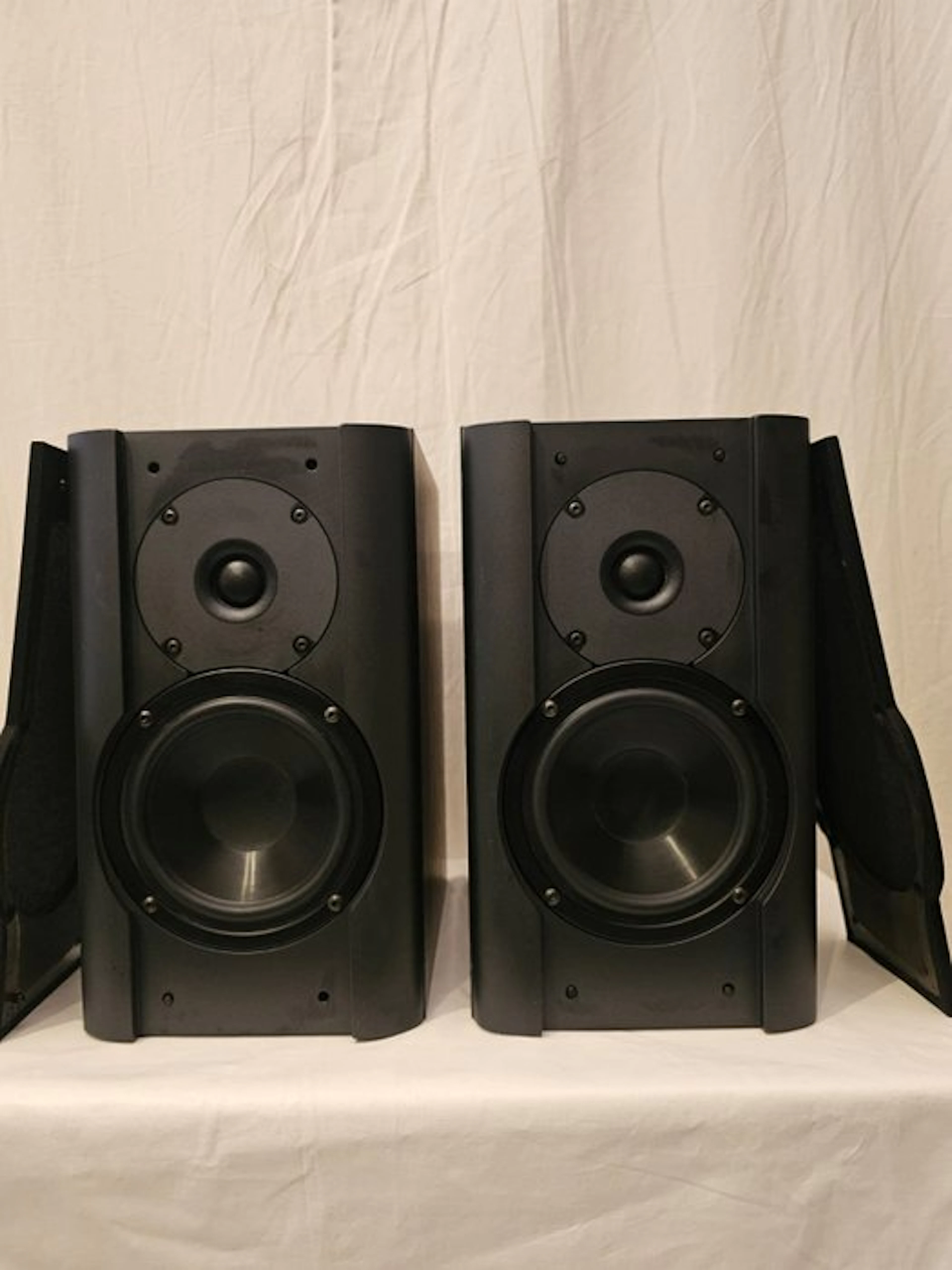 Jamo - 307a 2-Way Rear-Ported Bookshelf Speaker set