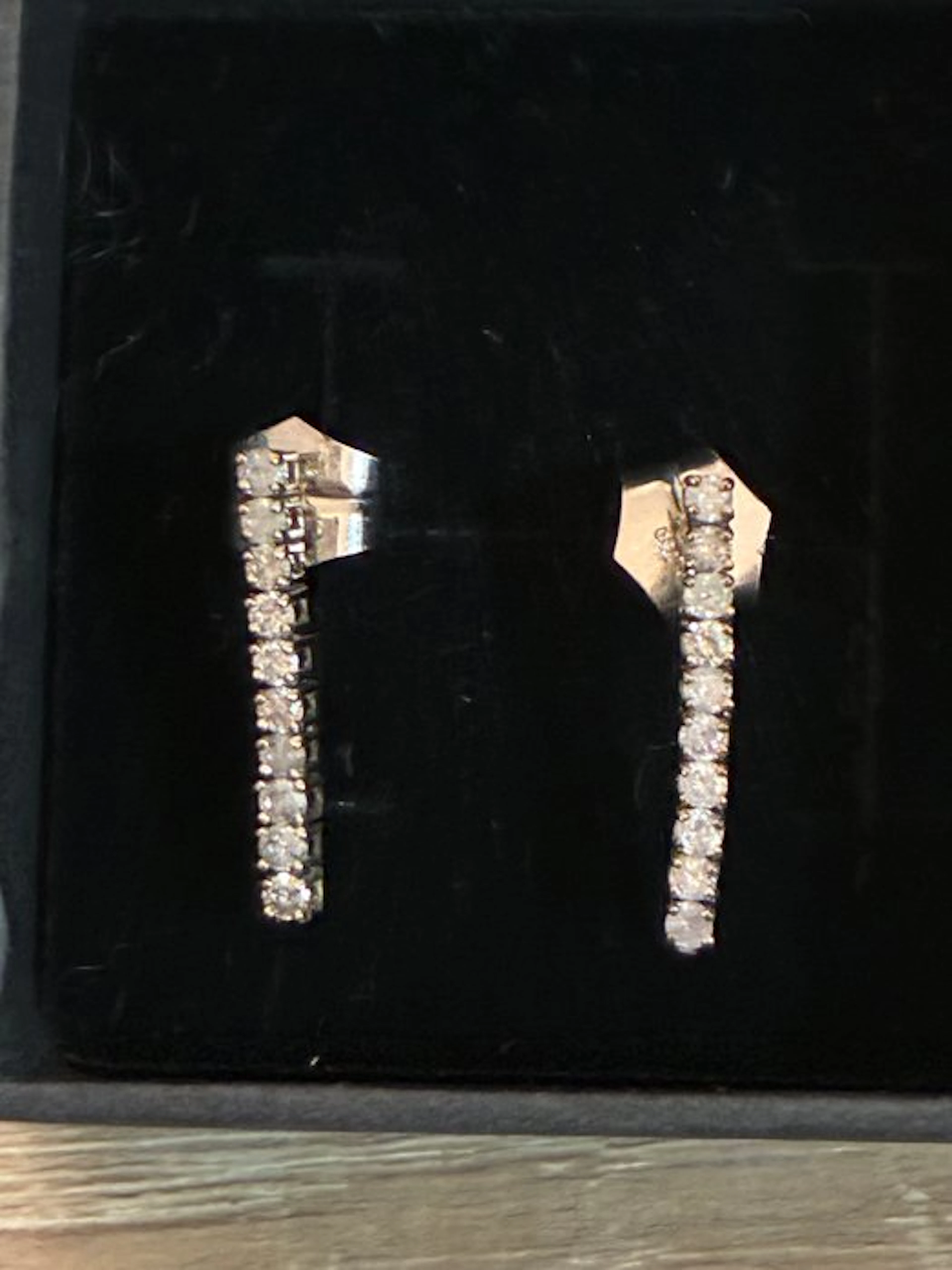 Earrings - 18 kt. White gold - 0.60ct. tw. Diamond (Natural)