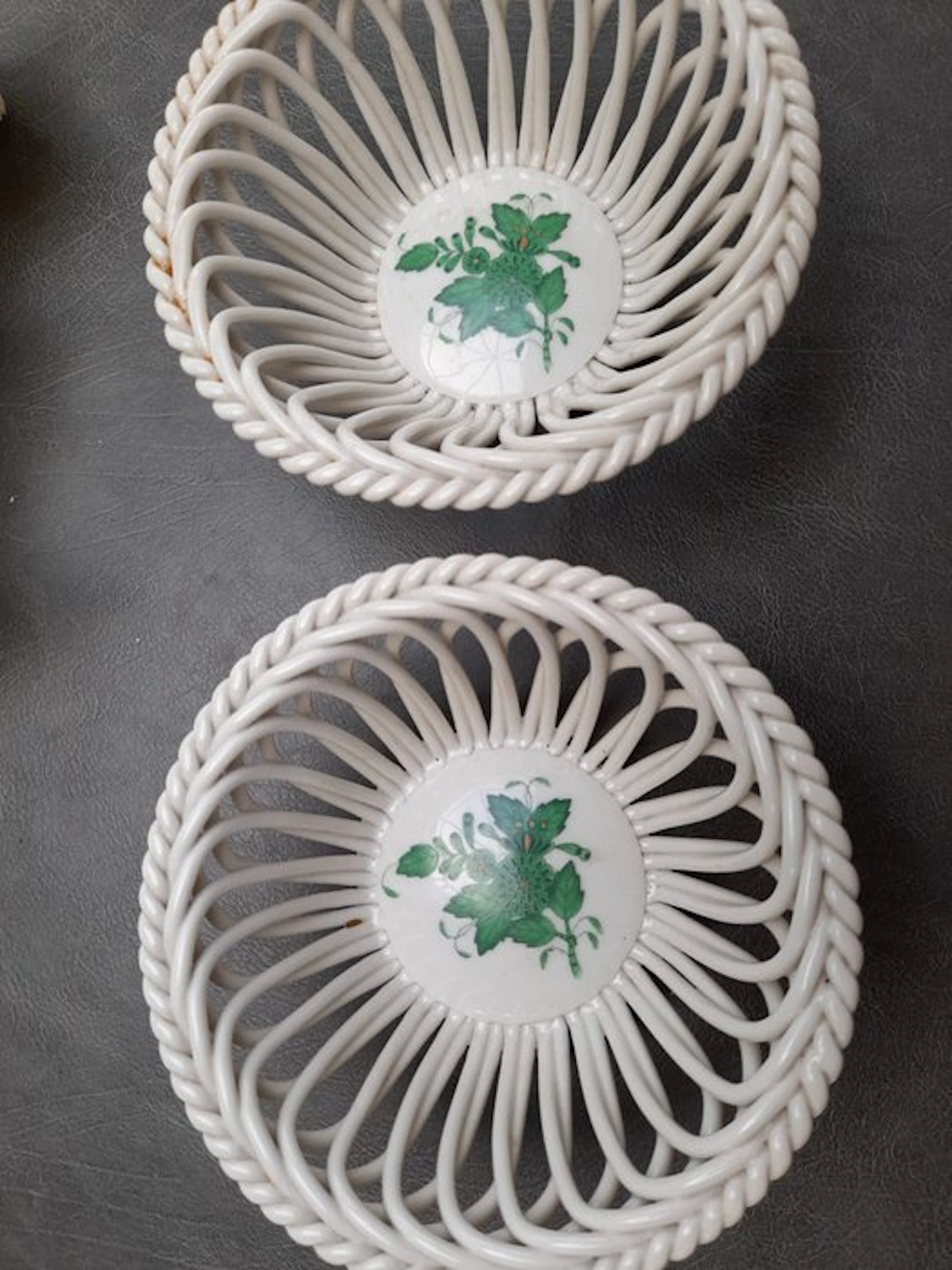 Herend - Tureen (2) - Porcelain - Herend - Apponyi Green