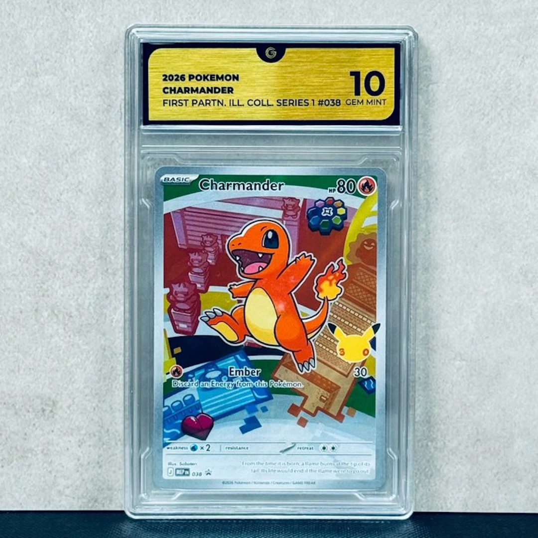 Pokémon Graded card - Charmander #038 2026 Pokemon First Partn