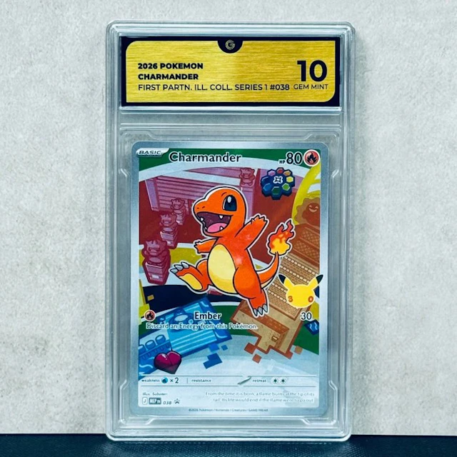 Pokémon Graded card - Charmander #038 2026 Pokemon First Partn