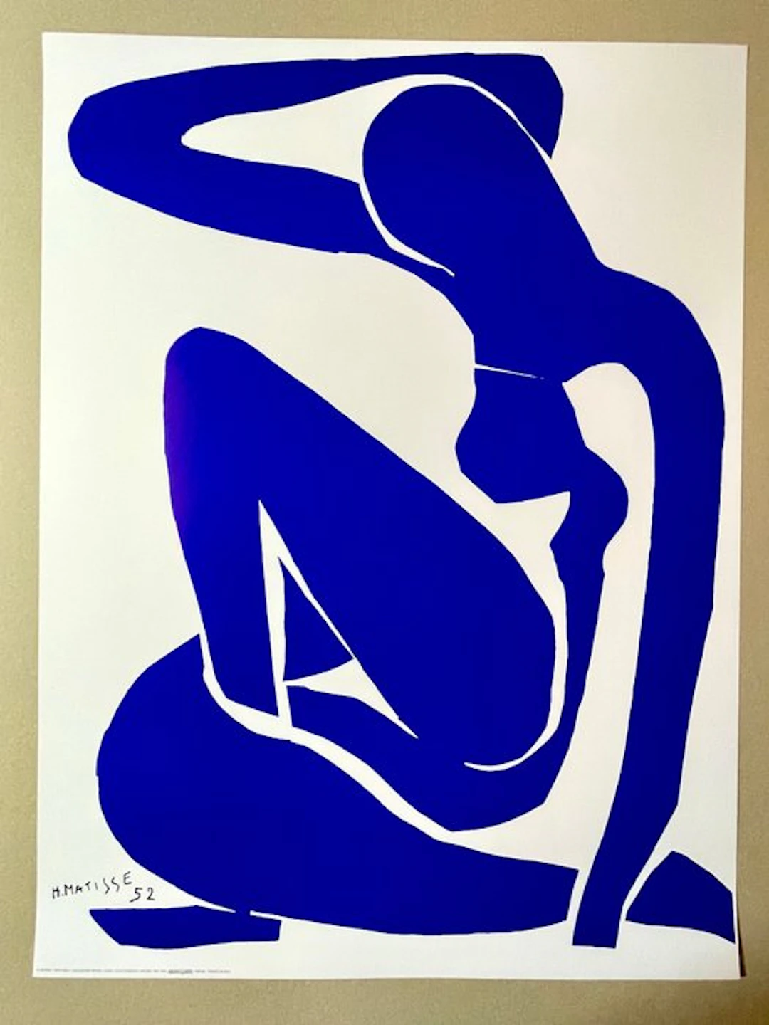 Henri Matisse (after) - "Nudo Blu I" (1952) - 1990s
