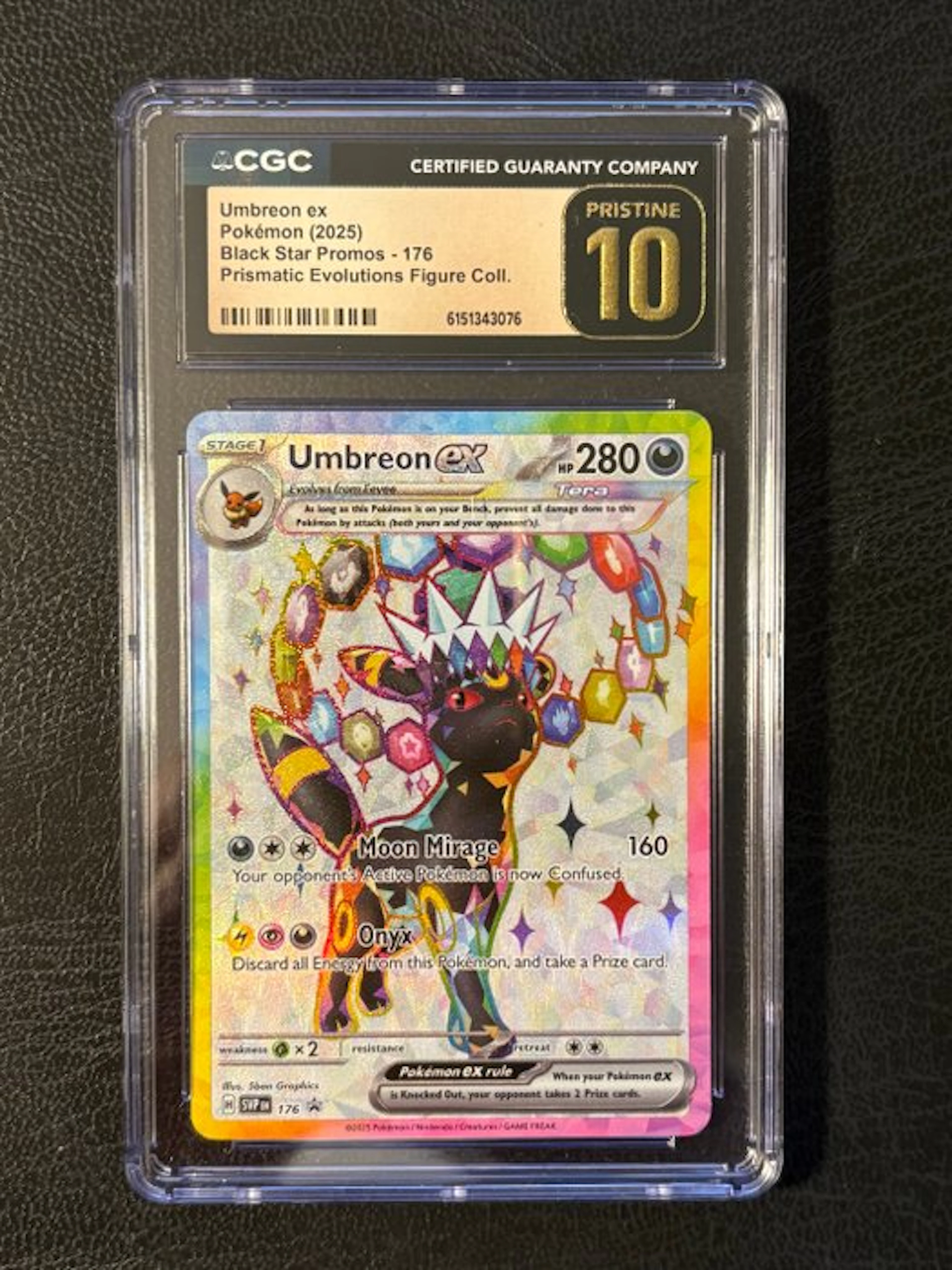 Pokémon - 1 Graded card - Umbreon 176 Foil
