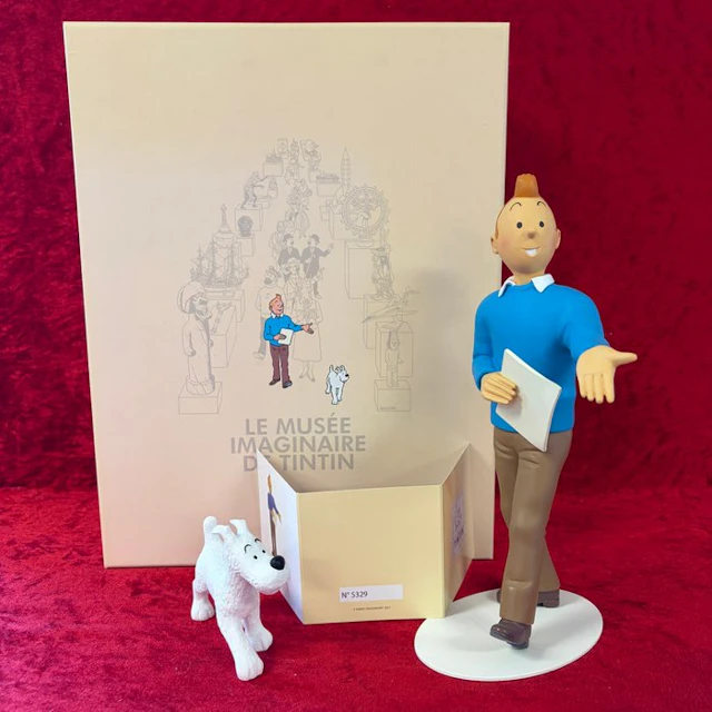 Kuifje - Kuifje en Bobbie - 1 figurine Moulinsart 46007...