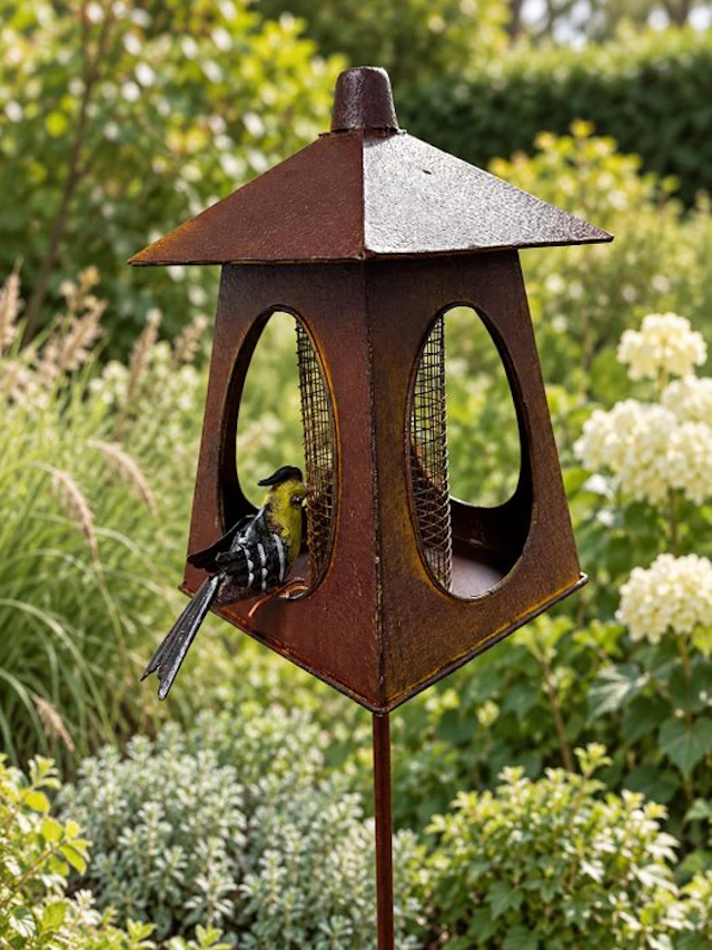Decorative ornament - garden stake with decorative bird...