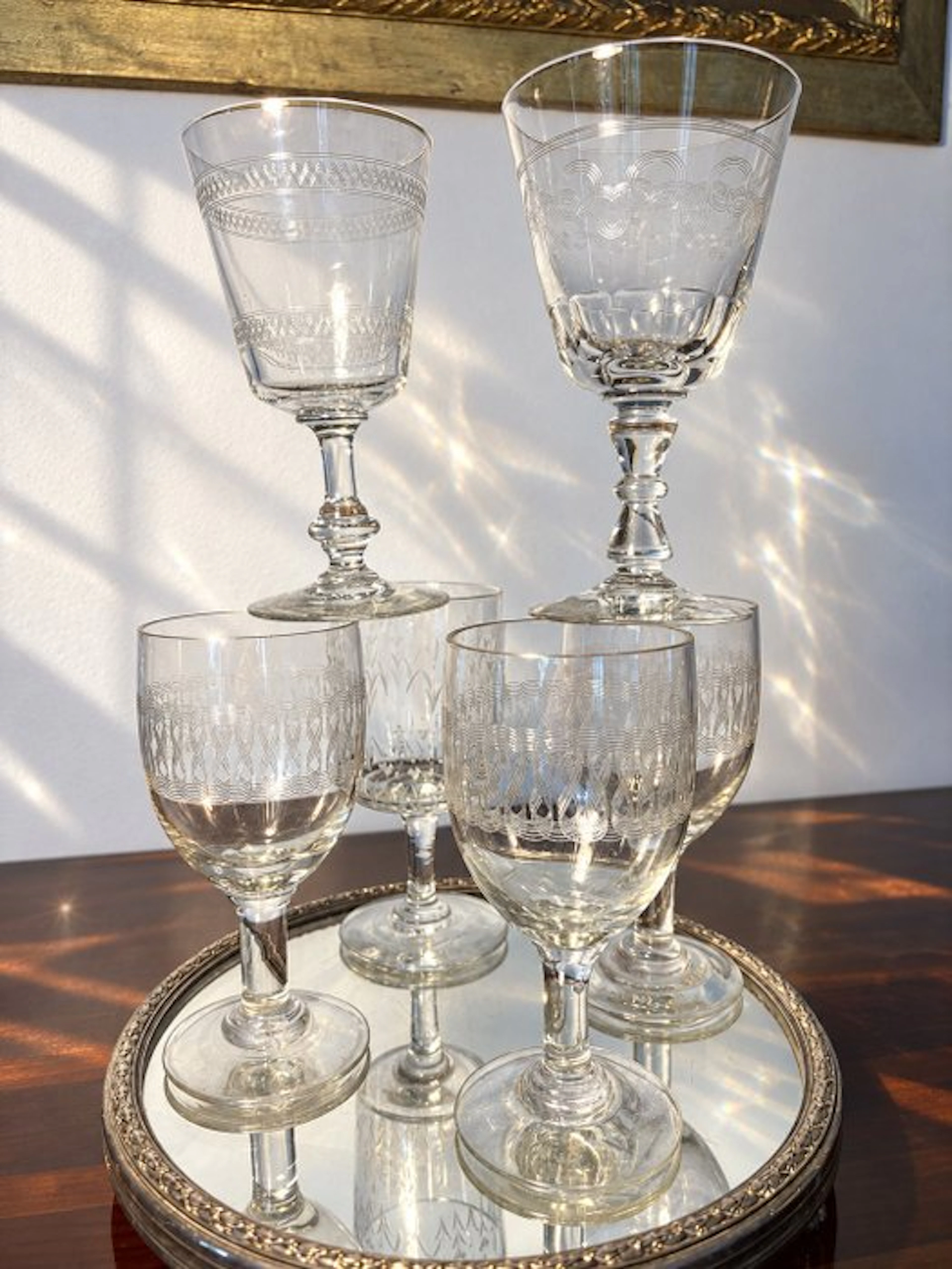 Champagne glass (6) - Crystal