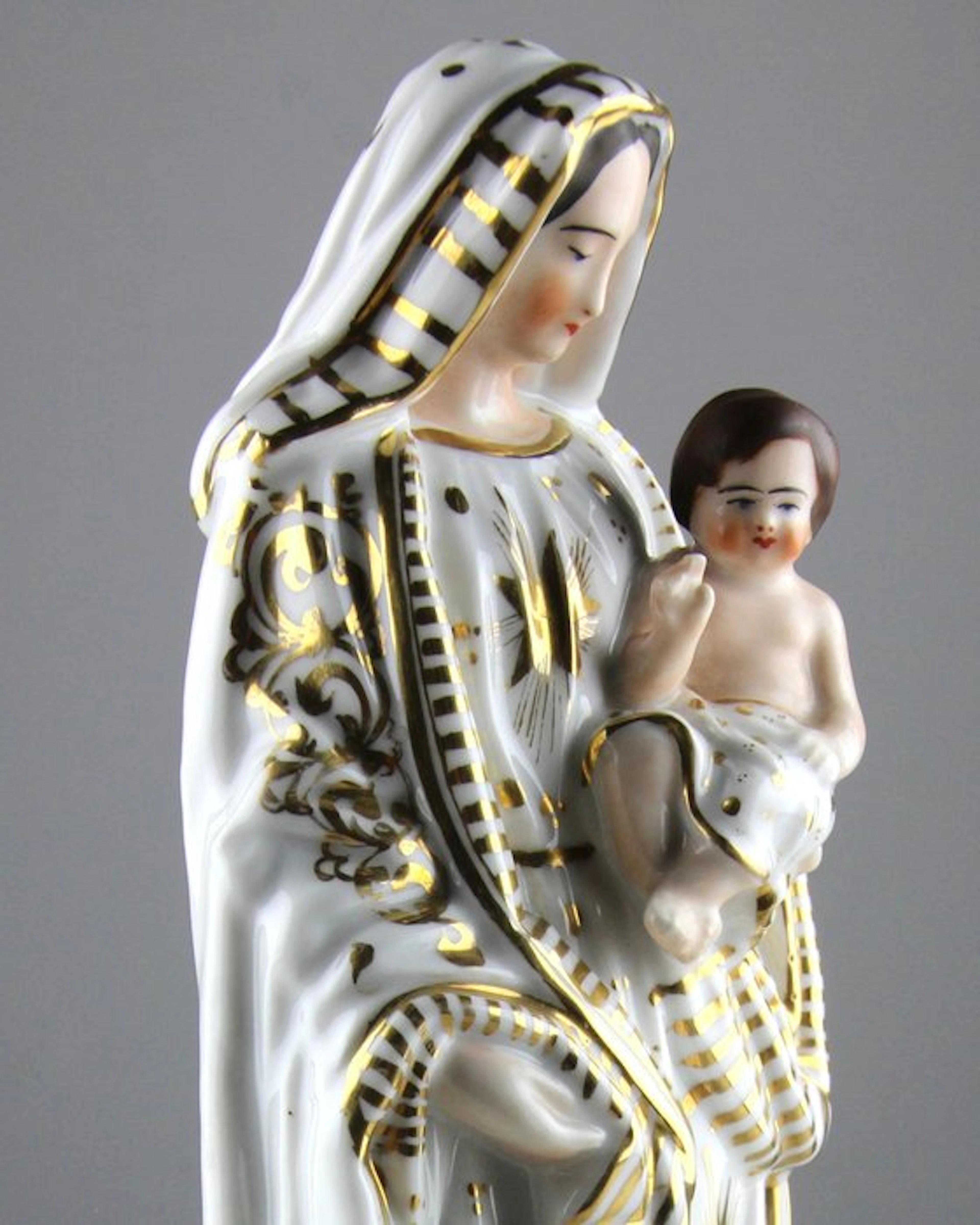 Vieux Bruxelles - Figurine - Virgin Mary and Child - Porcelain