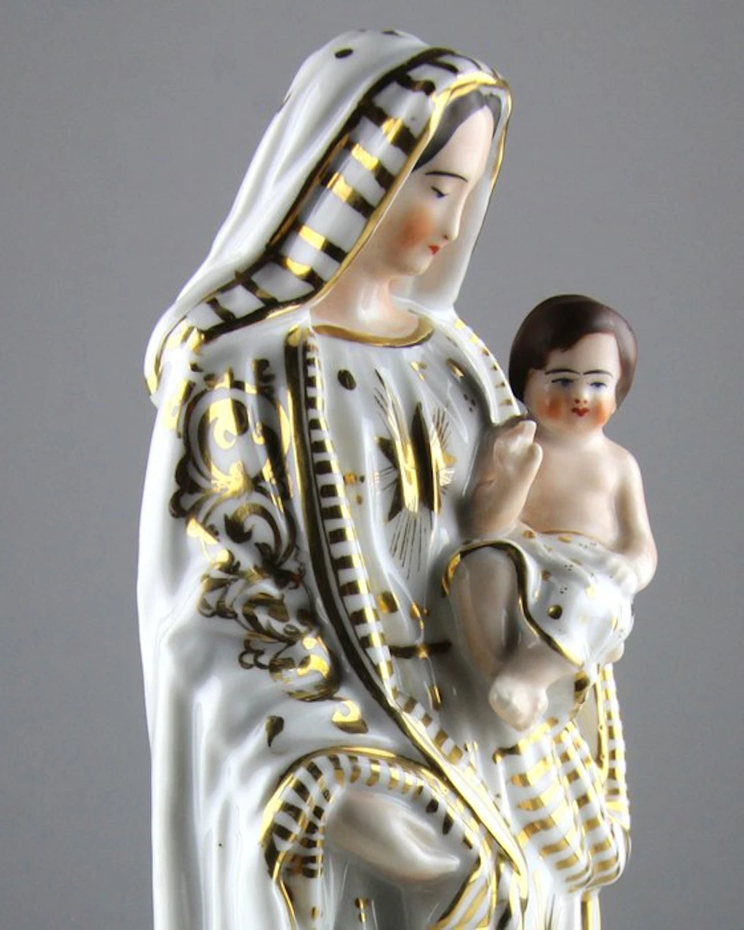 Vieux Bruxelles - Figurine - Virgin Mary and Child - Porcelain