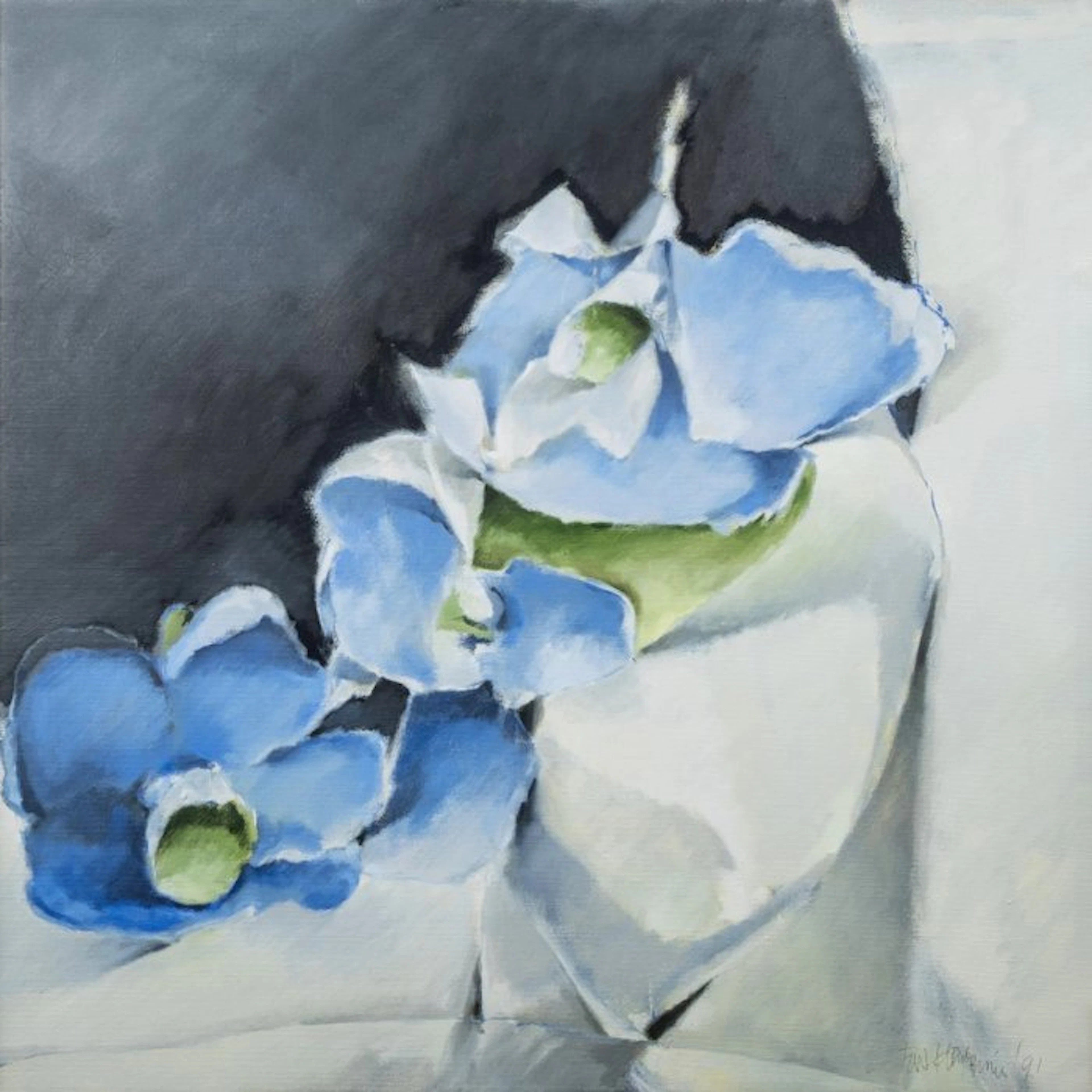 Fon Klement (1930-2000) - Geometrische compositie van bloemen