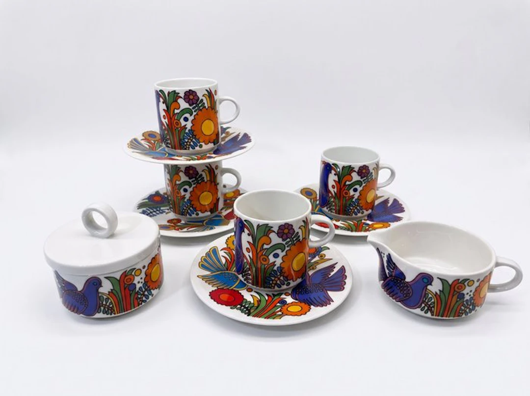 Villeroy & Boch - Christine Reuter - Cup and saucer (10) - Acapulco - Porcelain