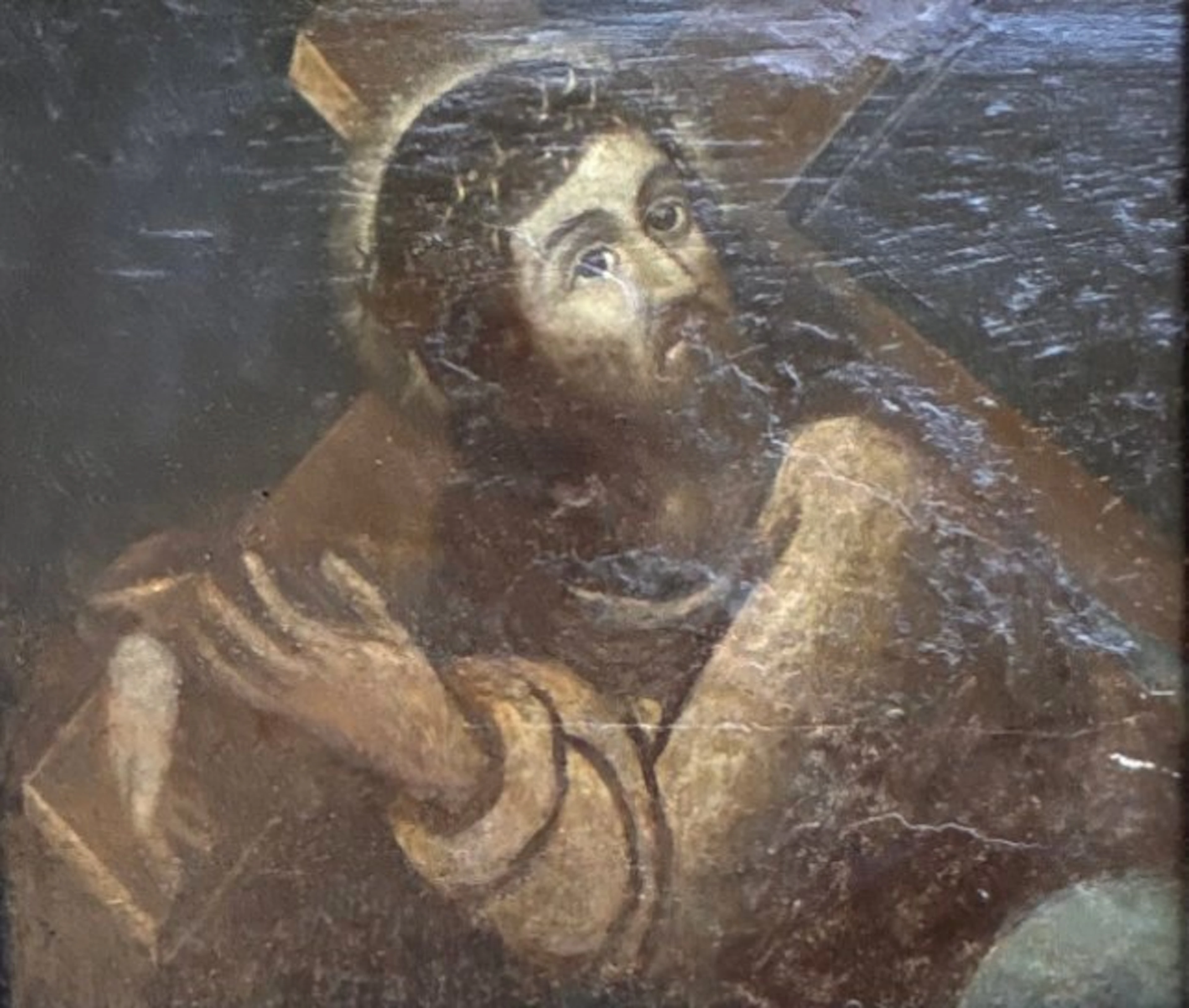 Italian school (XVII) - Cristo portacroce