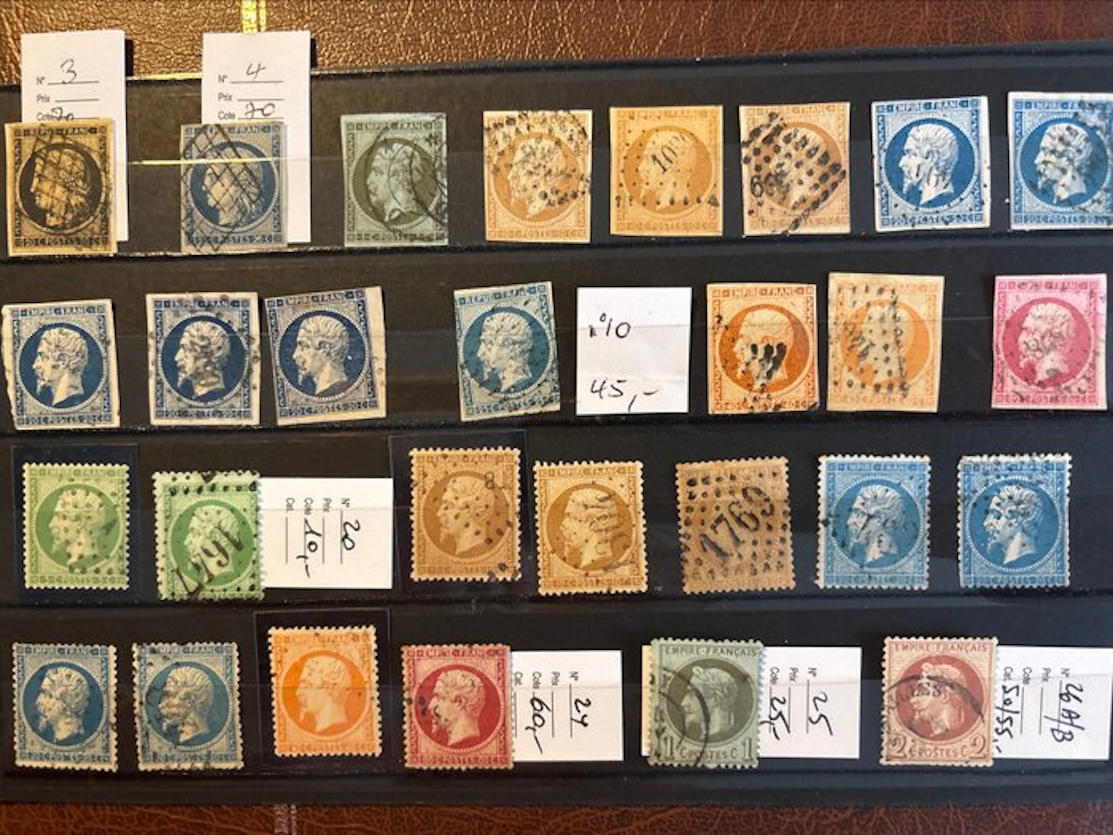 France 1849/1873 - Ceres and Napoleon from no