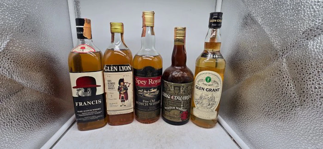 Glen Grant 5yo + Francis 5yo + King Edward I + Spey Royal + Glen Lyon