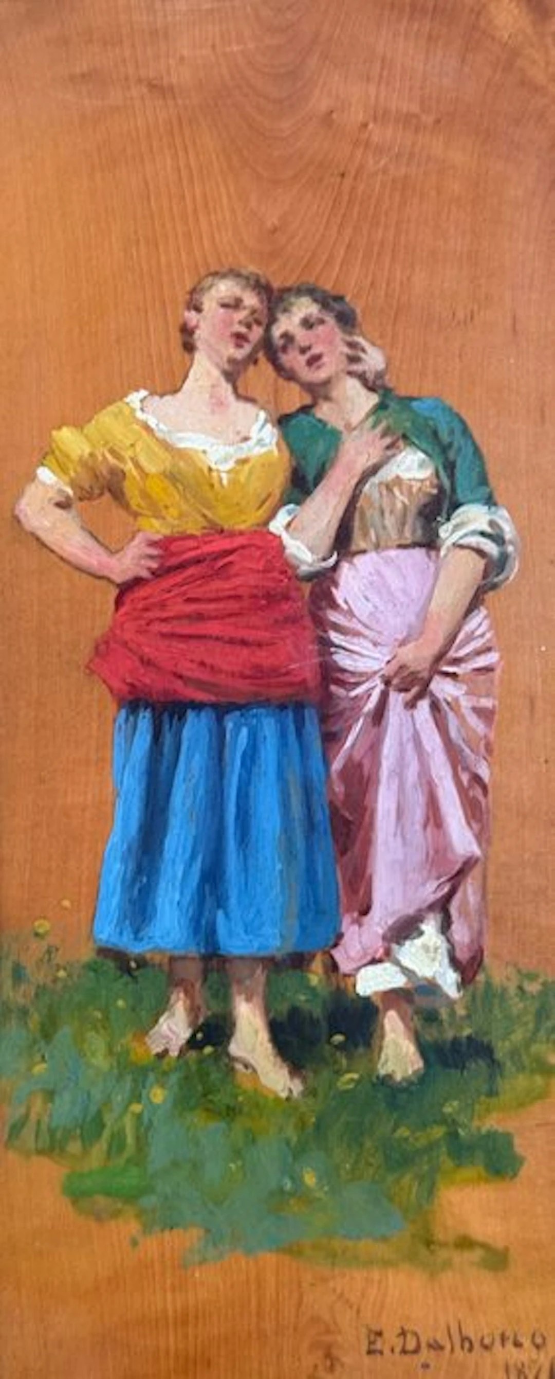 Eduardo Dalbono (1841-1915) - Popolane
