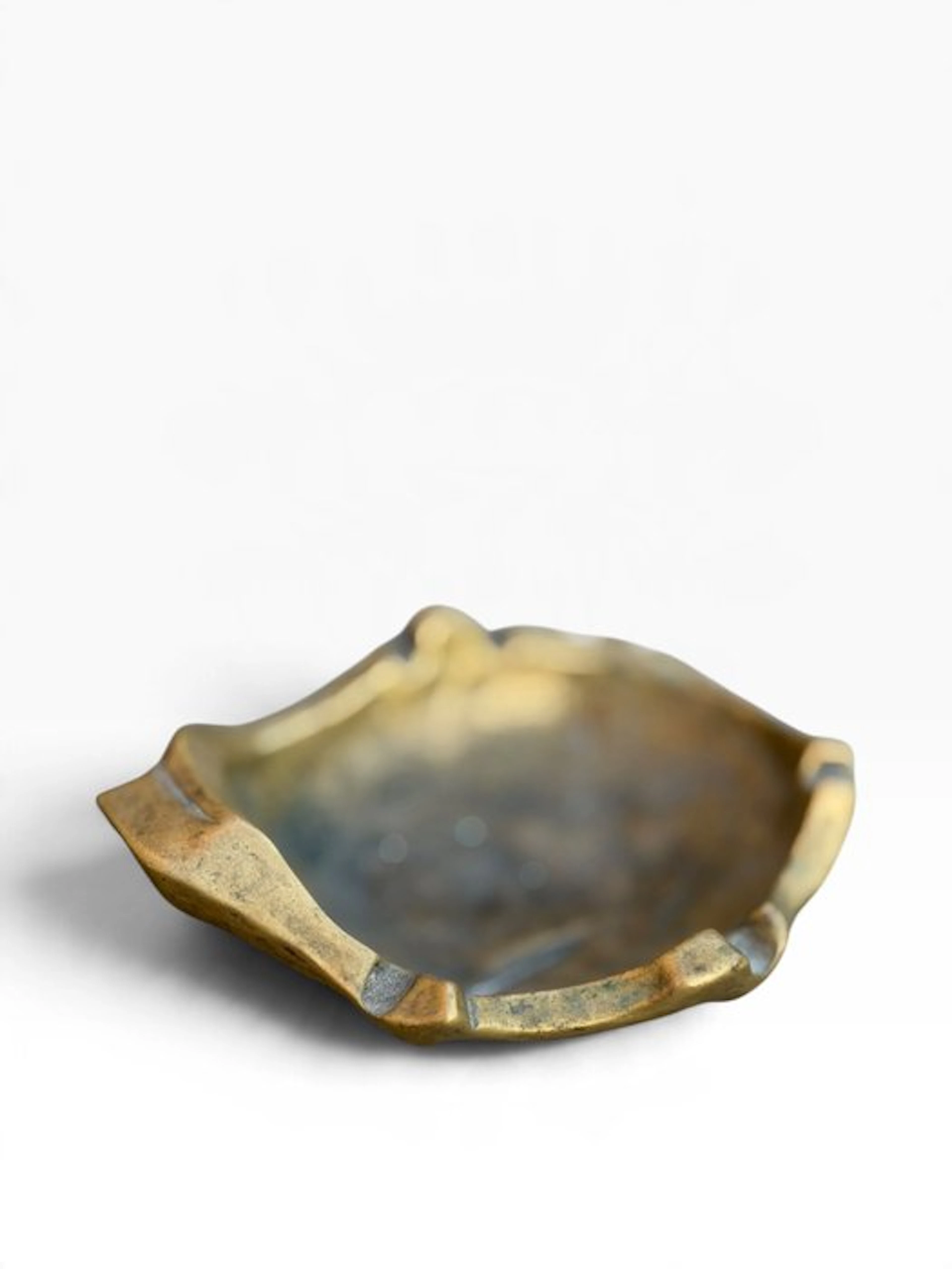 posacenere ottone massiccio - Ashtray - Brass - Rare