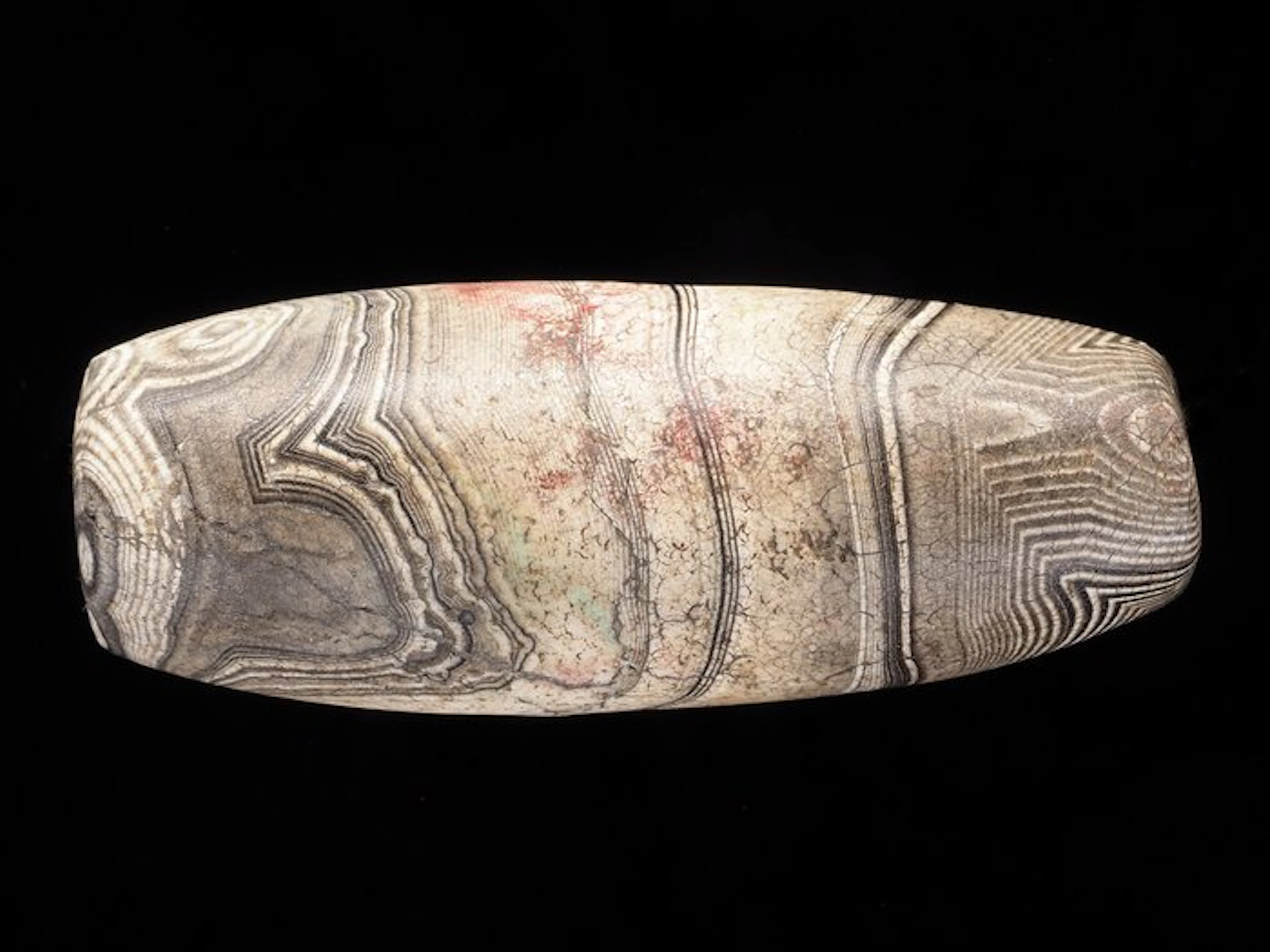 Bead - India - Ancient banded agate