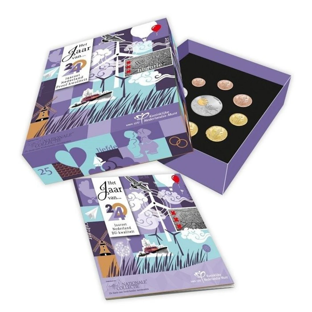 Netherlands. Proof Set 2024 "Inclusief penning Lucht" (No reserve price)