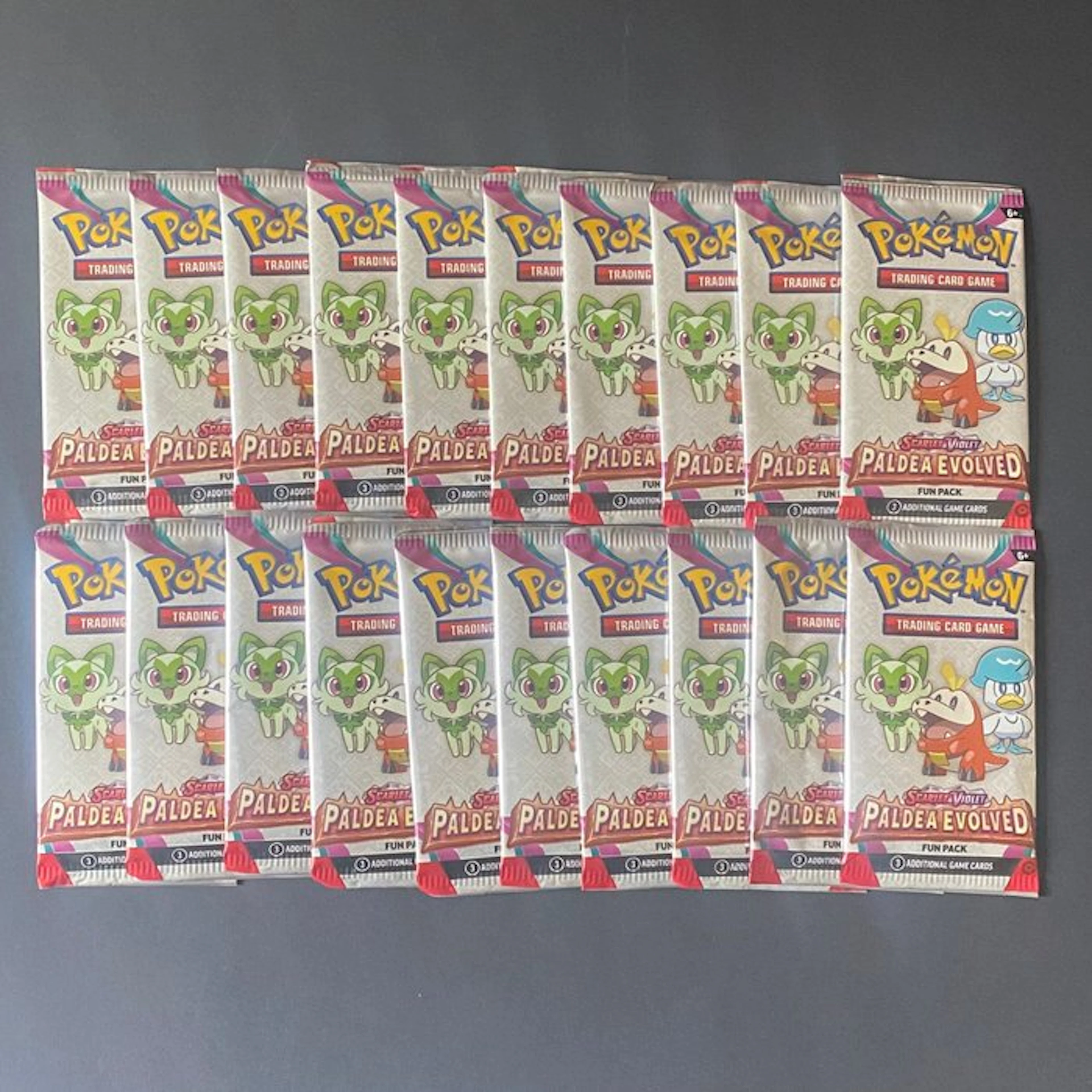 Pokémon - 20 Booster pack - 20x Paldea Evolved fun pack booster