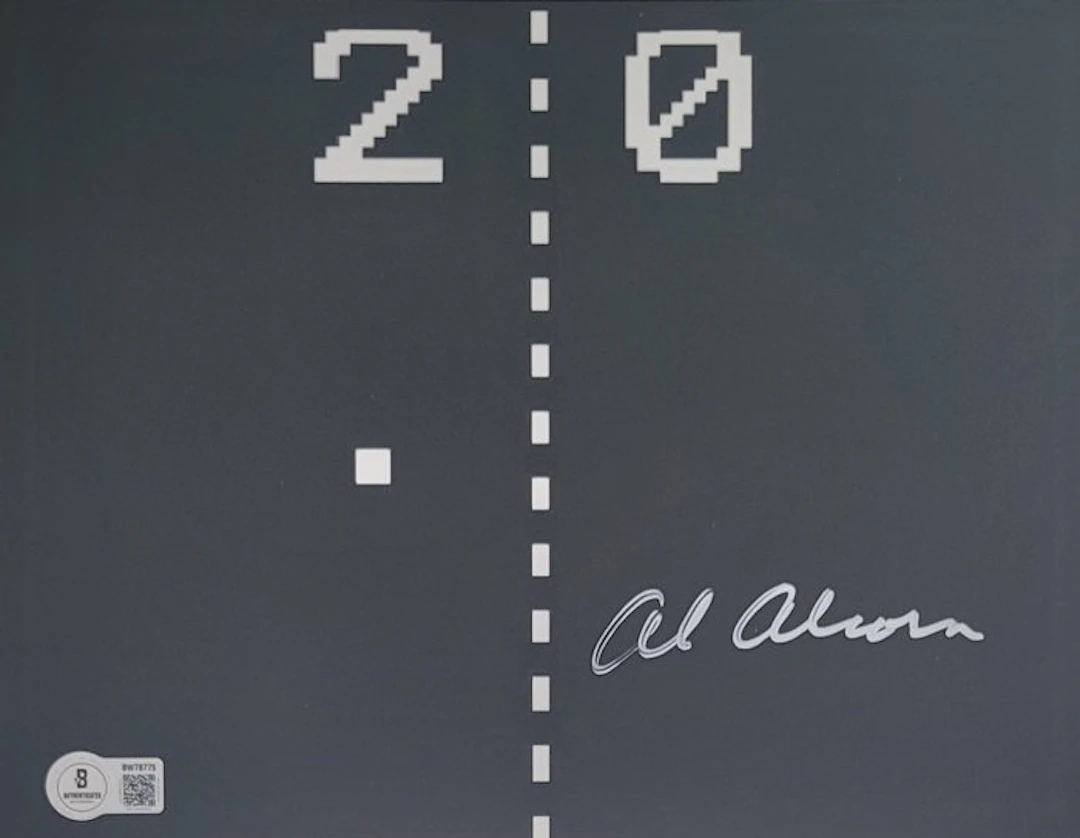 Atari - Rare Autograph From Allan Alcorn Creator of Pong...