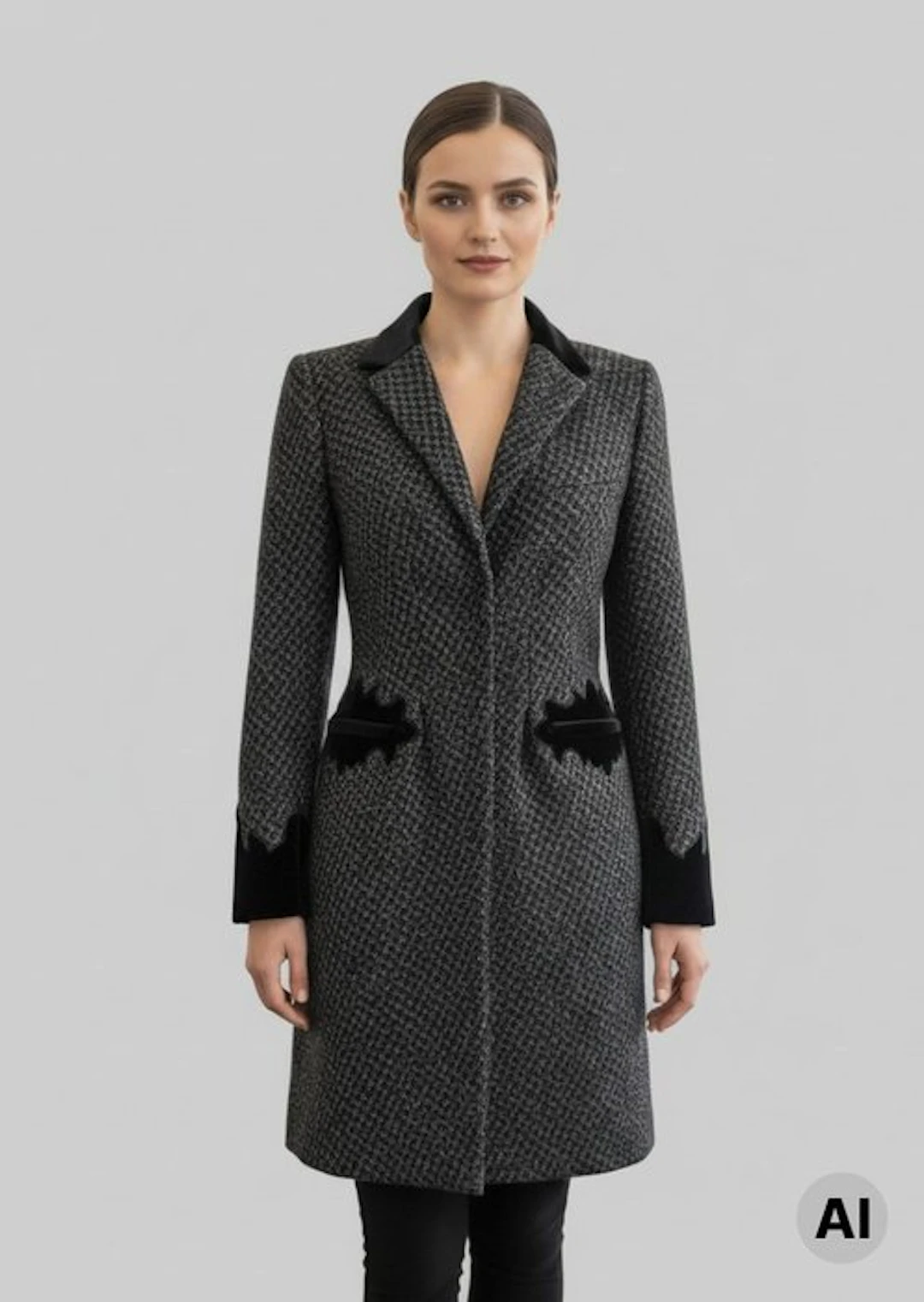 ETRO Milano – Cappotto in lana operata con dettagli in...