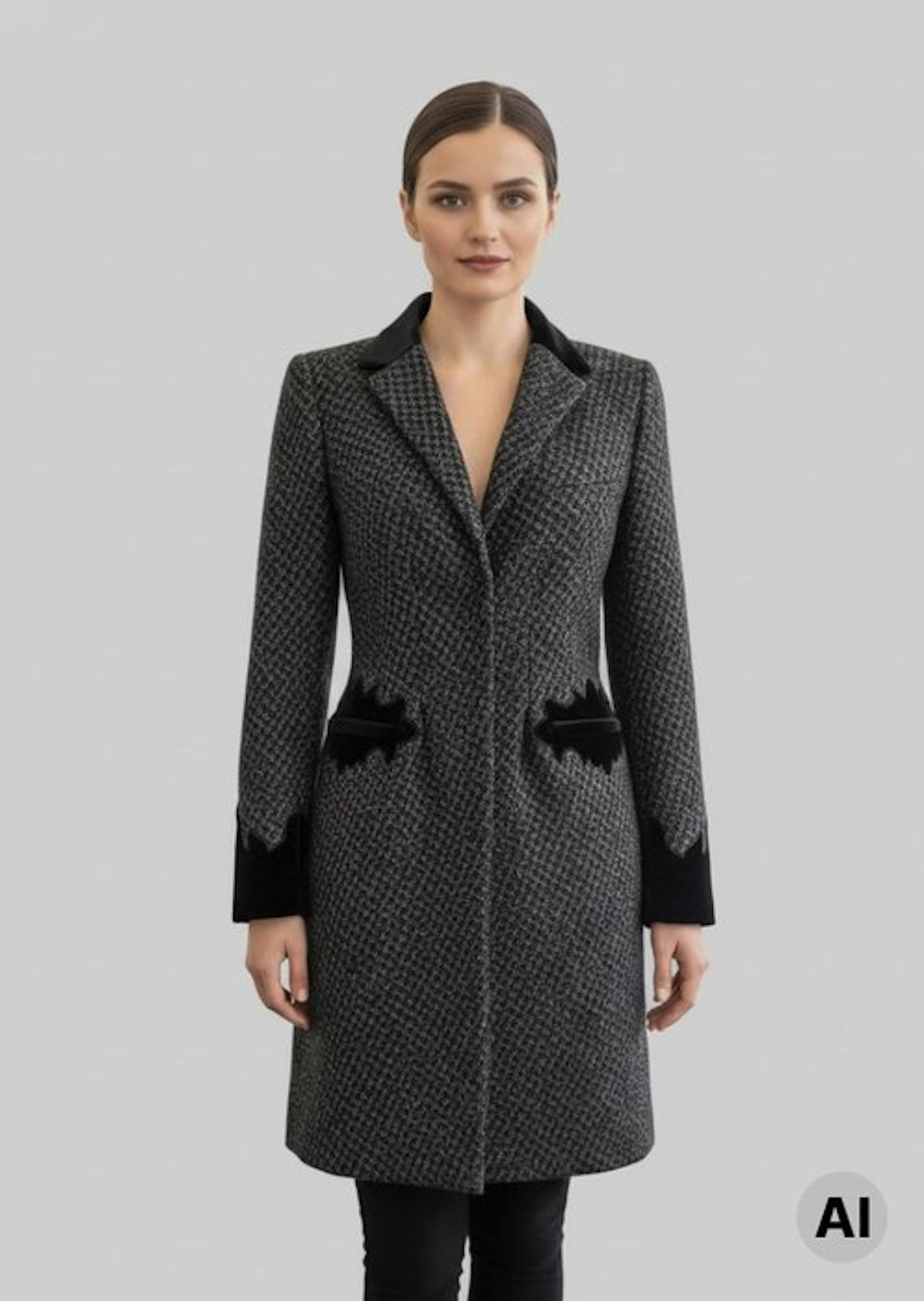 ETRO Milano – Cappotto in lana operata con dettagli in...