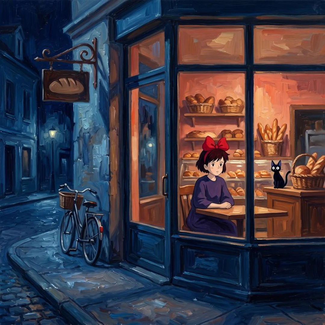 MEDSAN - Kiki and Jiji at the Bakery (パン屋のキキとジジ) - UNIQUE WORK