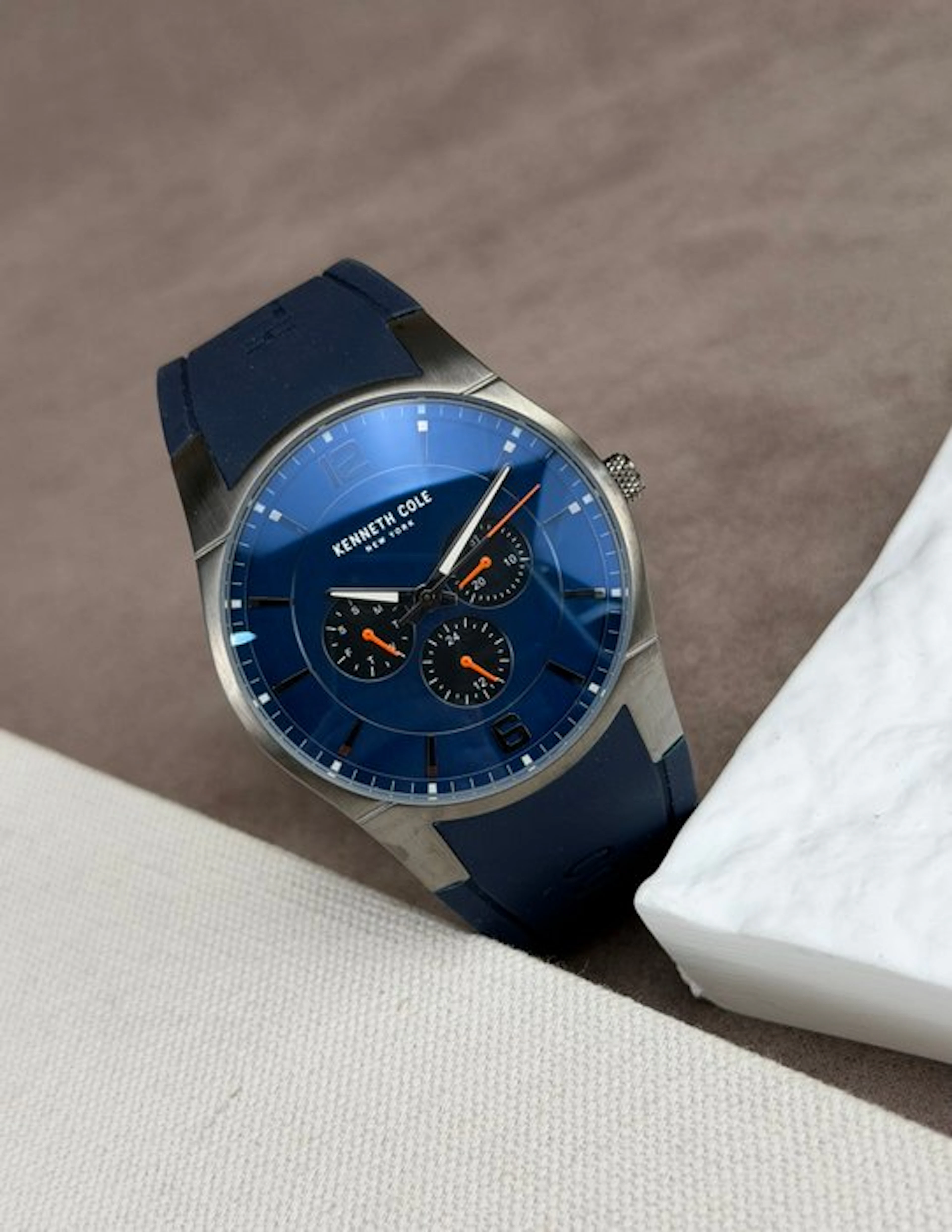 Kenneth Cole - Day/Date Blue - No reserve price - KCWGQ2221902 - Men - 2020+