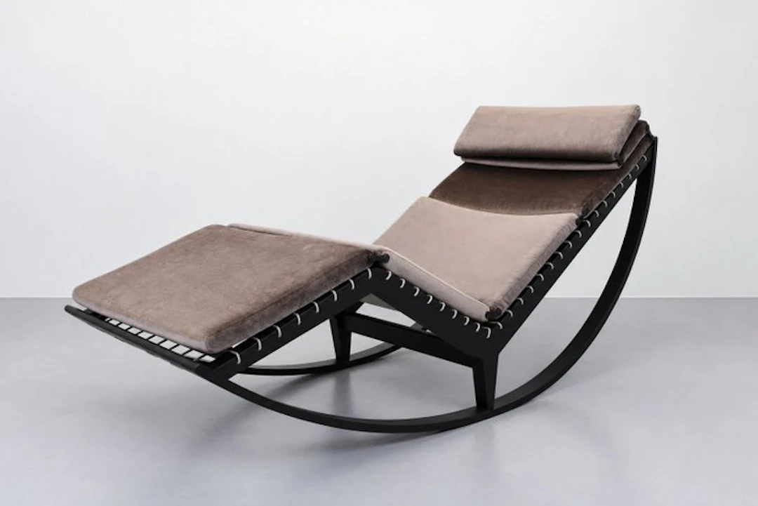 Cassina - Franco Albini - Chaise longue - Canapo - Wood, Velvet, Textile