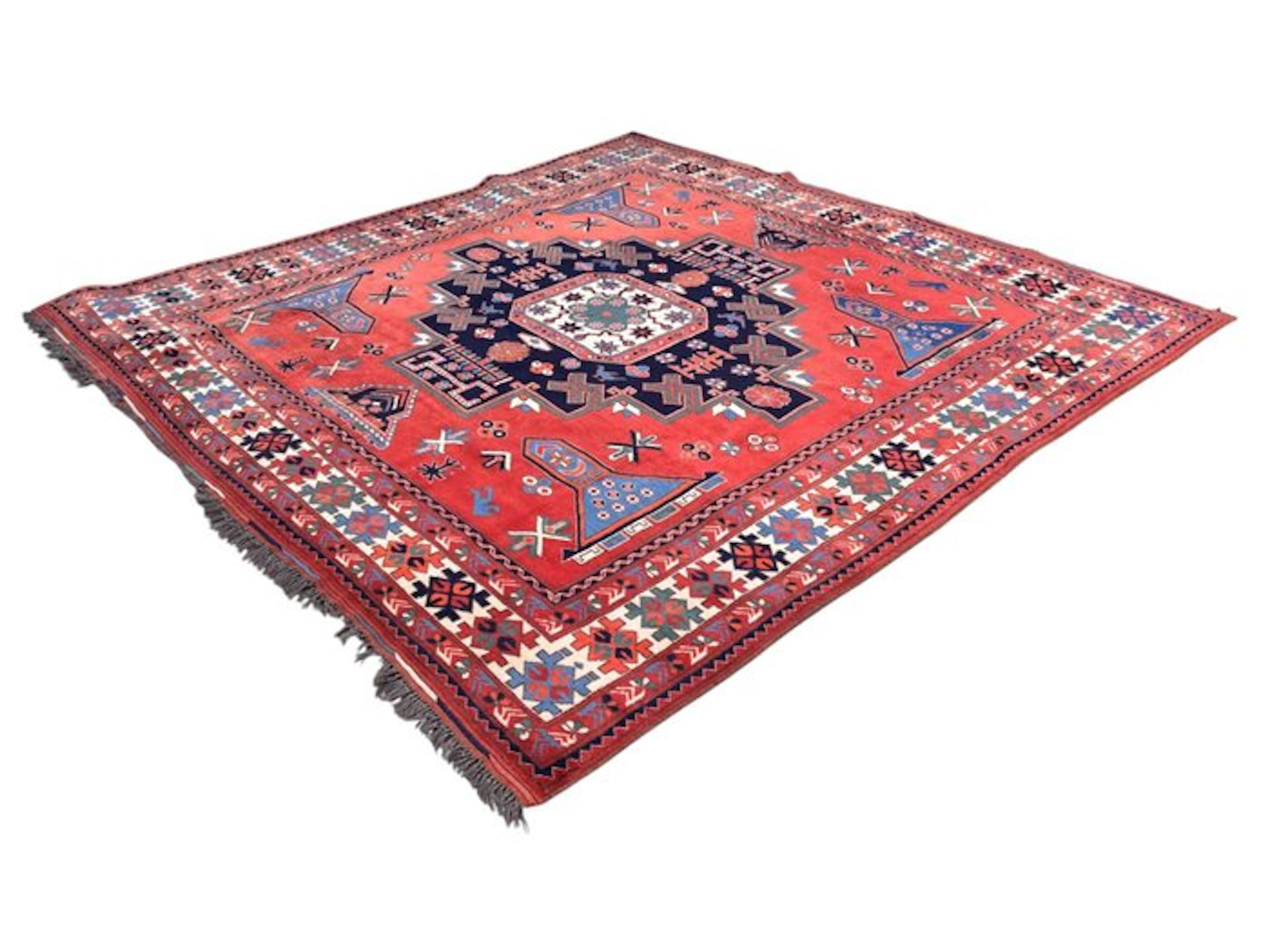 Afghan, Kazak - Rug - 258 cm - 245 cm - No Reserve!