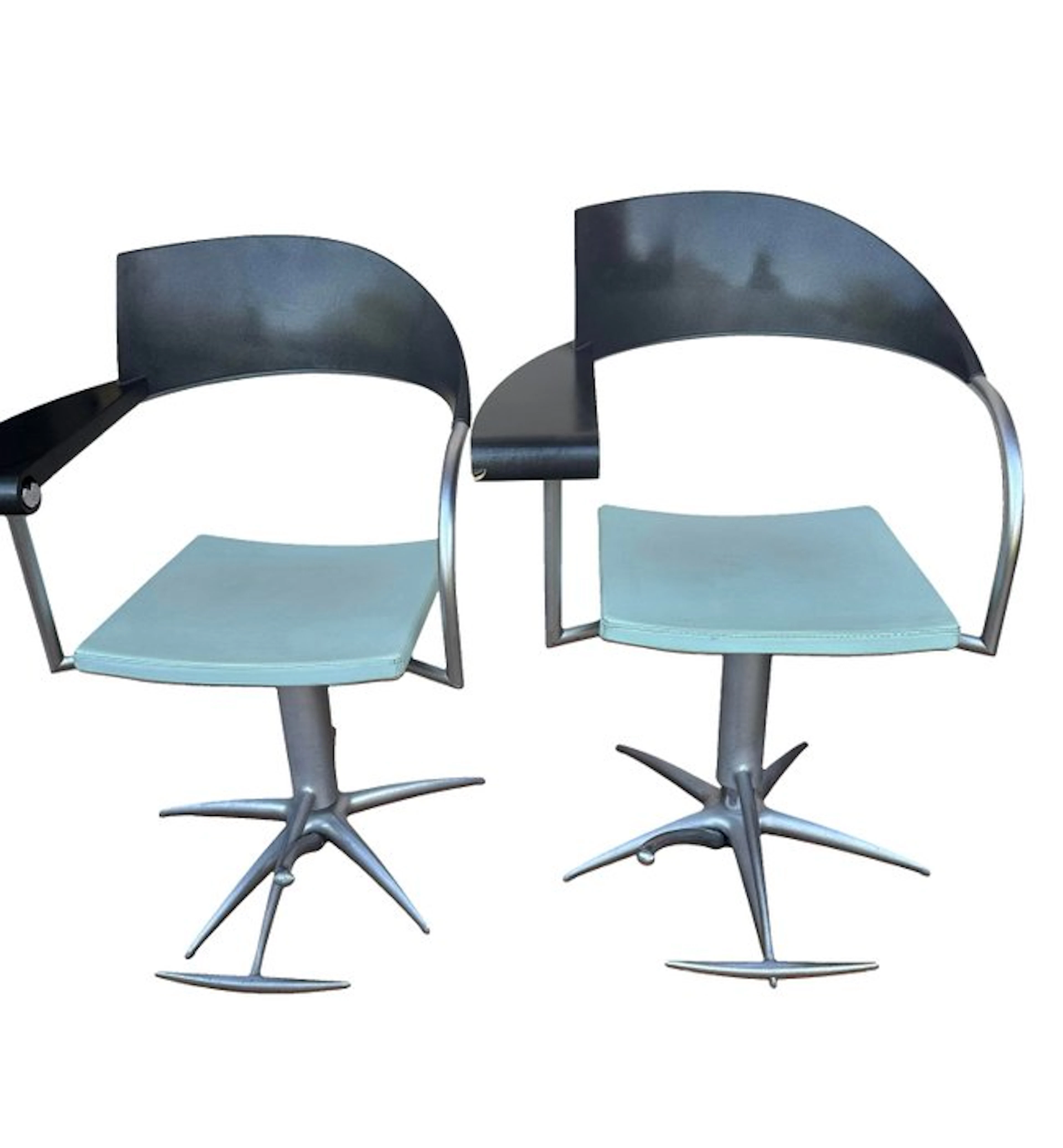 Maletti Presence - Philippe Starck - Barber chair (2) - Techno - Aluminium