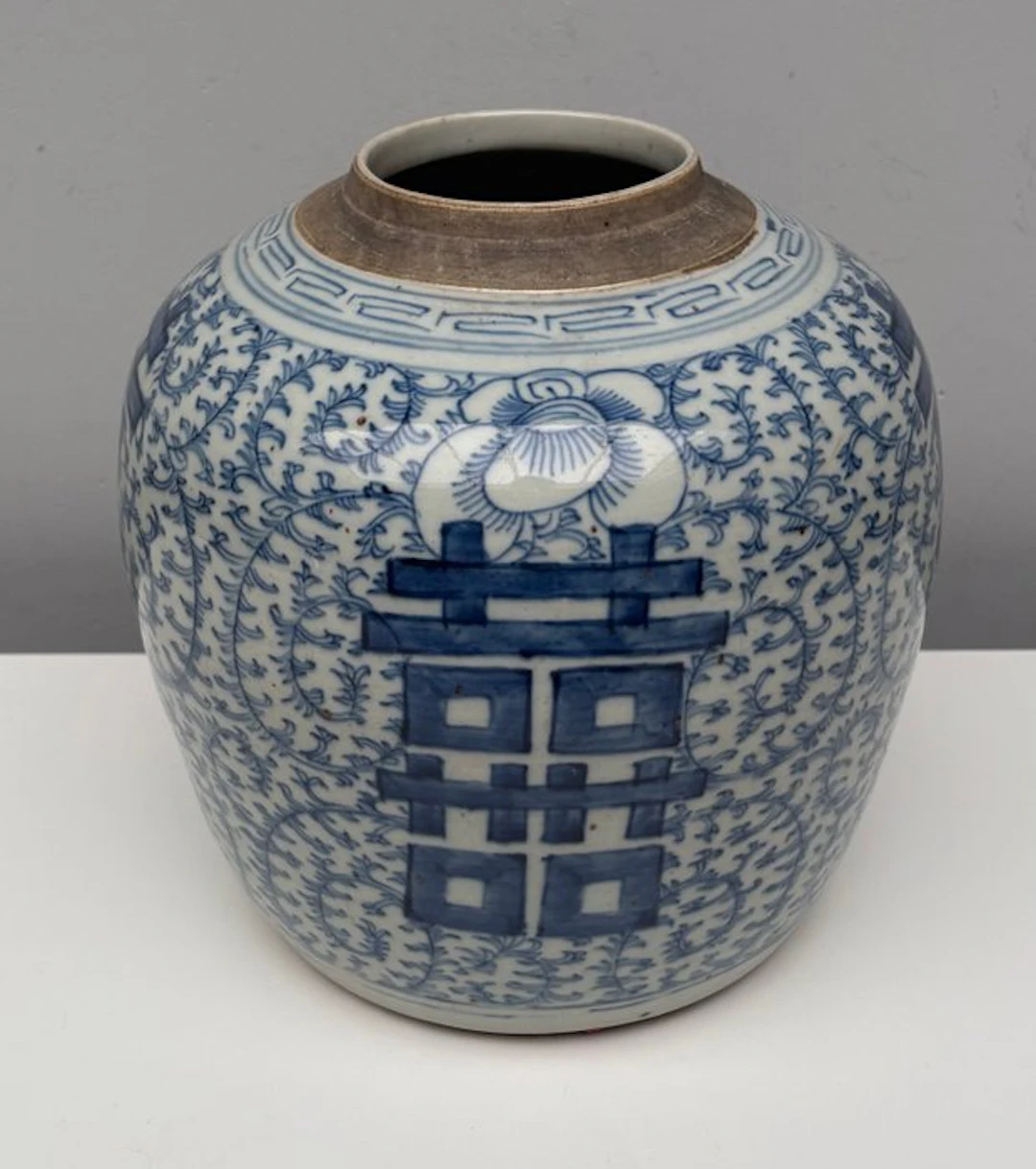 Ginger jar - Porcelain - Grote Gemberpot