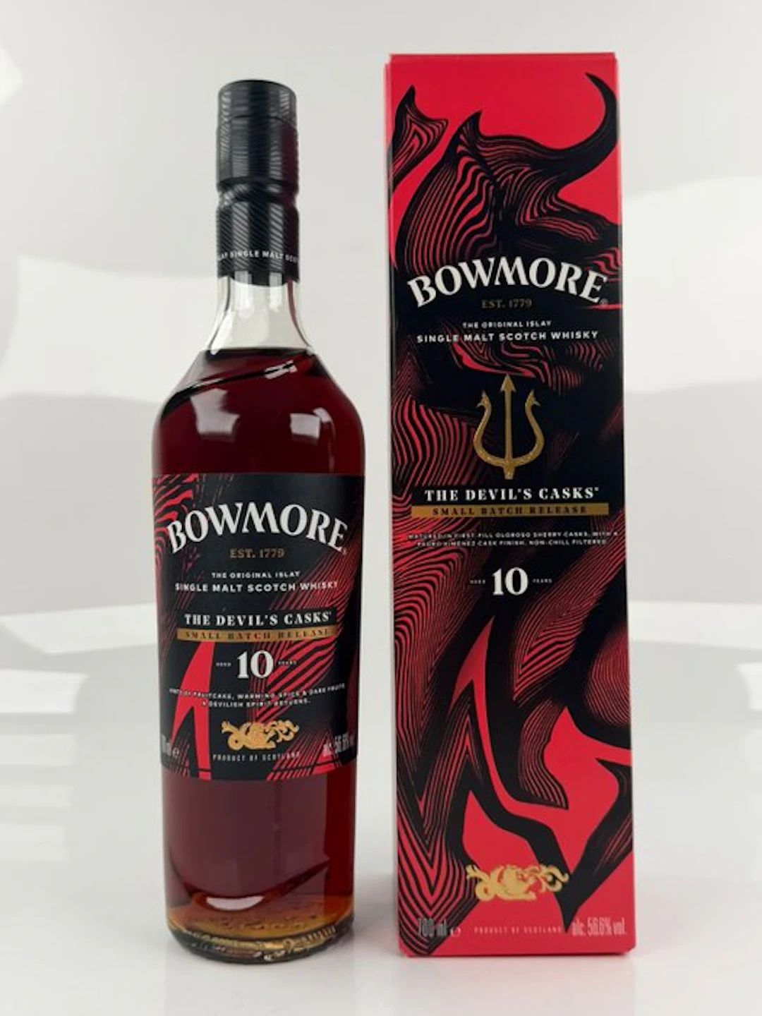 Bowmore 10 years old Devils Cask UK Only Release - b. 2026 - 70cl