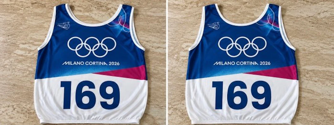 Milano Cortina 2026 – Dossard officiel de compétition...