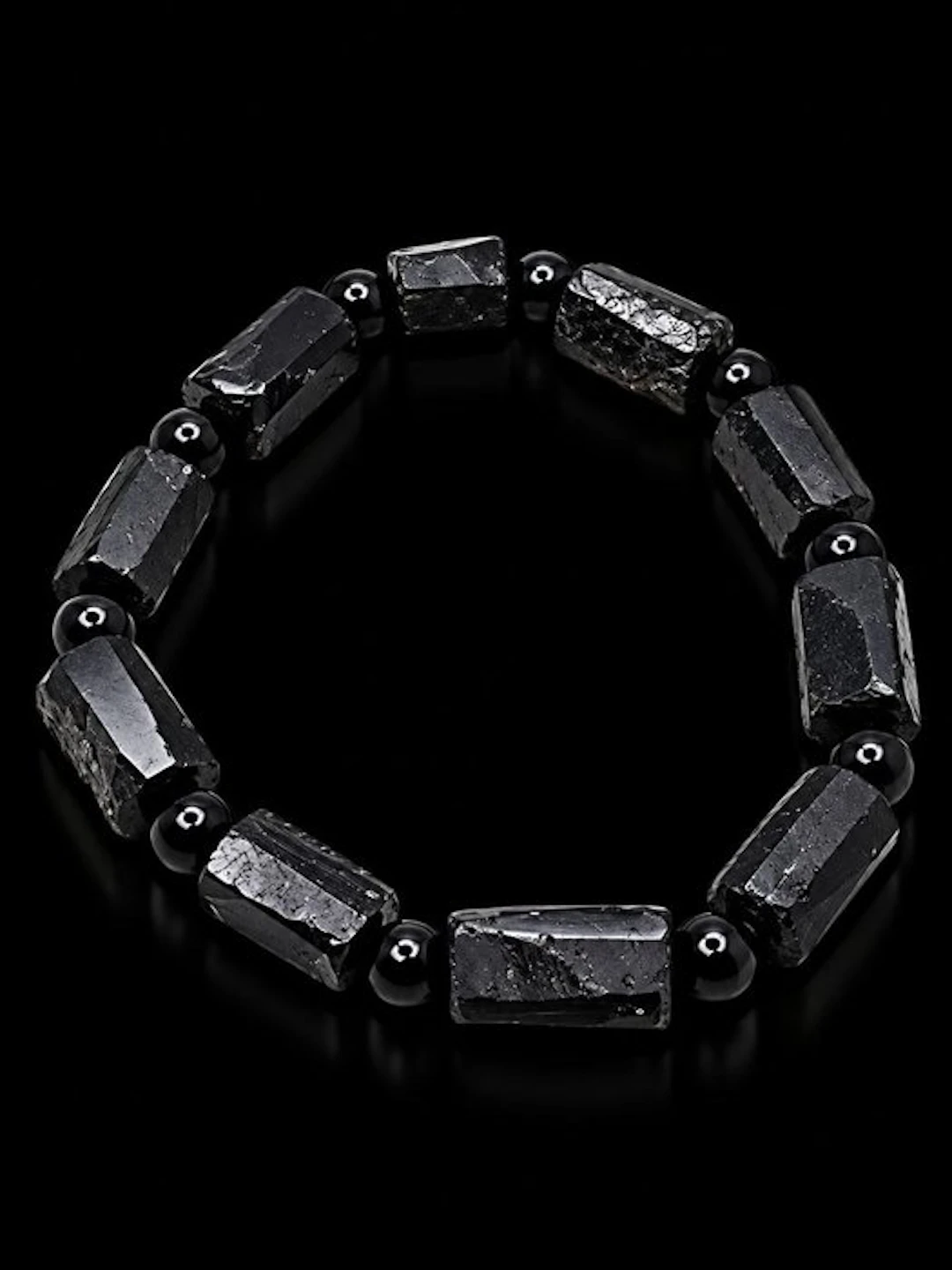 Elegant First-Quality Black Tourmaline Bracelet - Bracelet - Bracelet