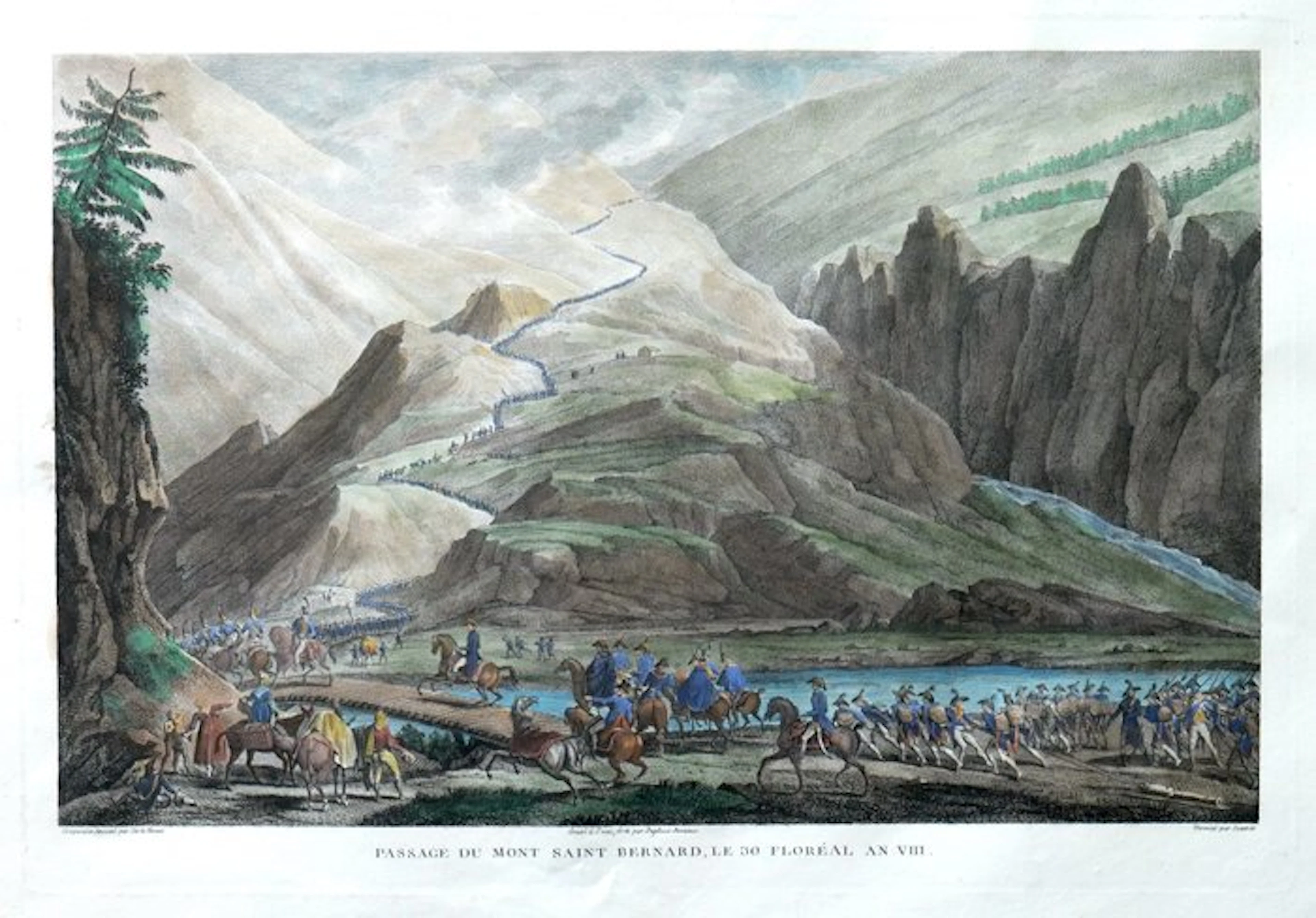 Italy - Grand Saint Bernard; Auber - Passage du Mont Saint-Bernard