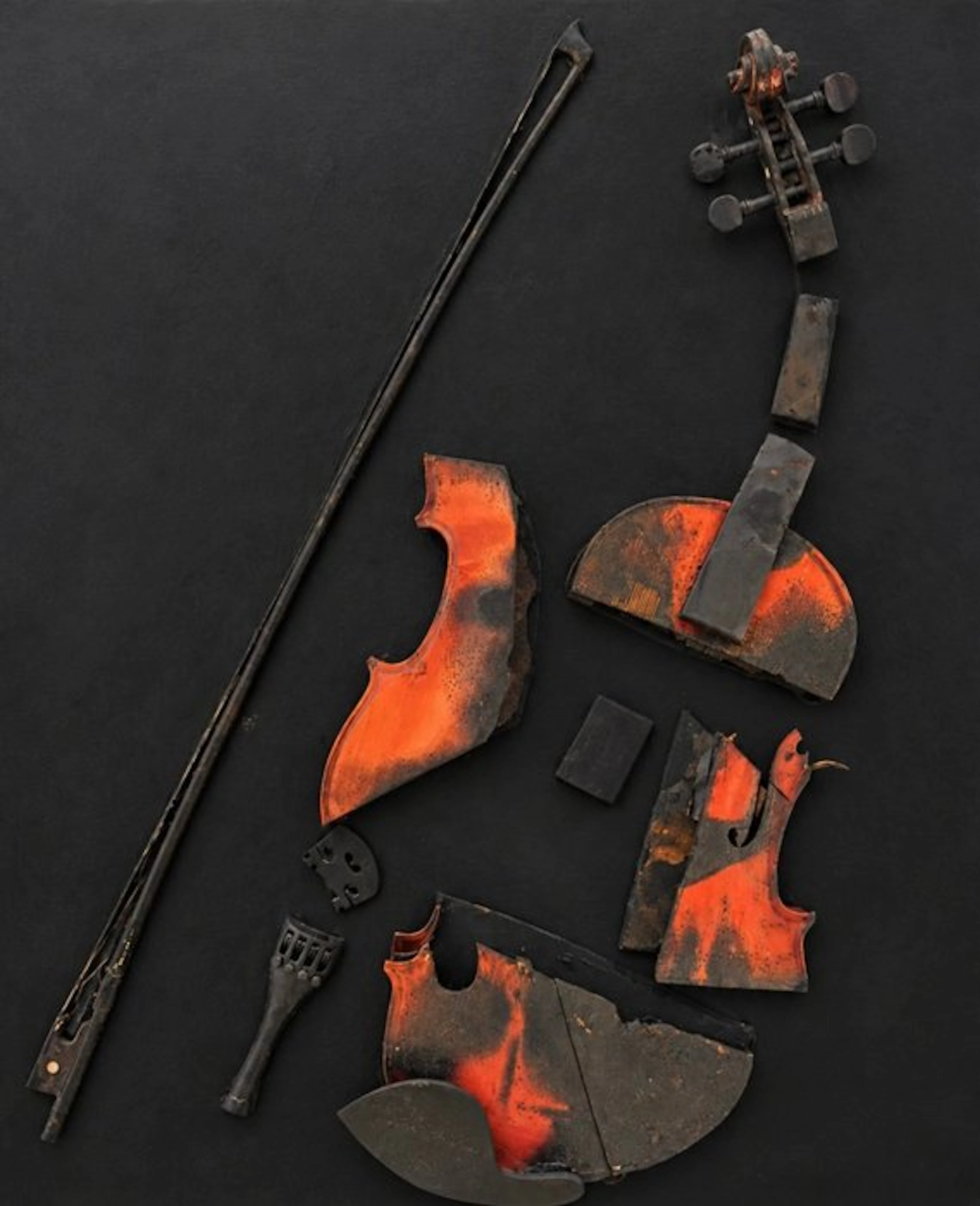 Fernandez Arman (1928-2005) - Violon Brulé