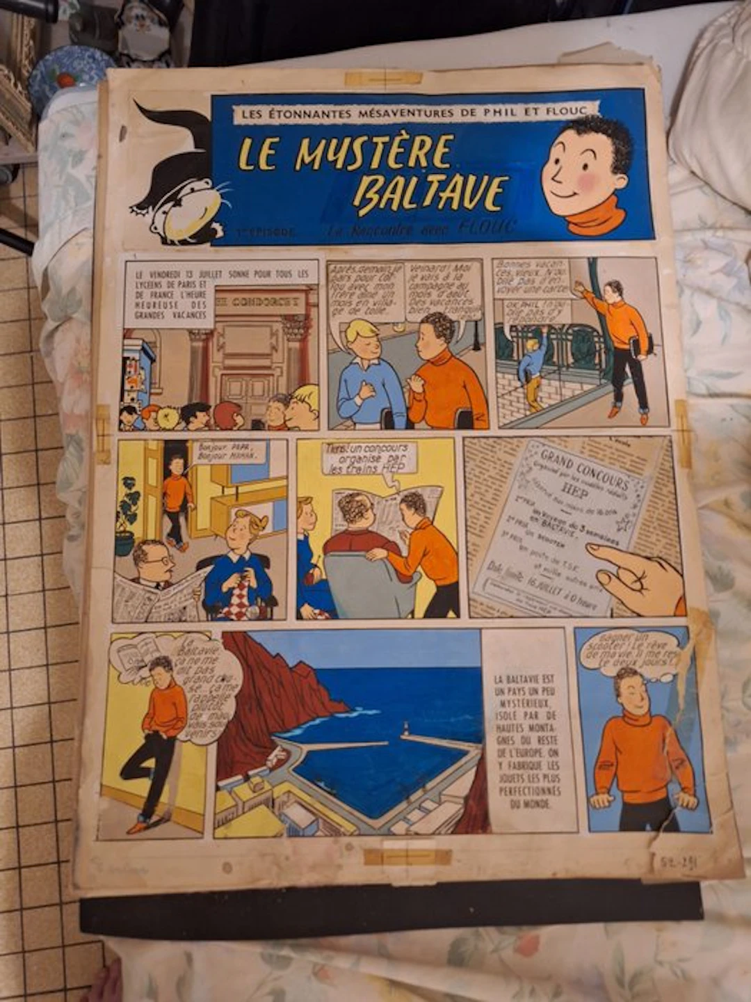 Michel Angey et Jean Victor Vic - Le mystère Baltave - 1957
