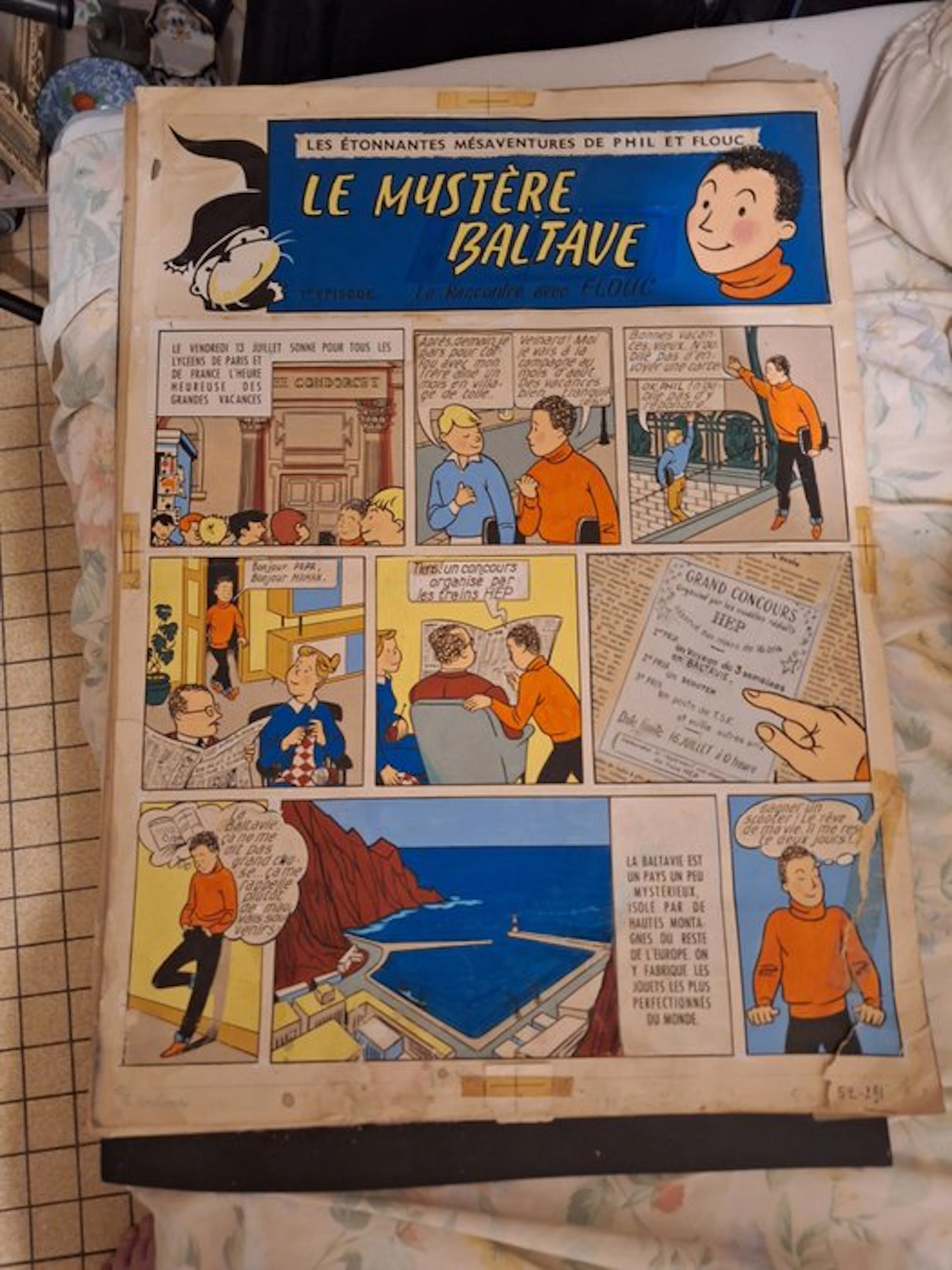 Michel Angey et Jean Victor Vic - Le mystère Baltave - 1957
