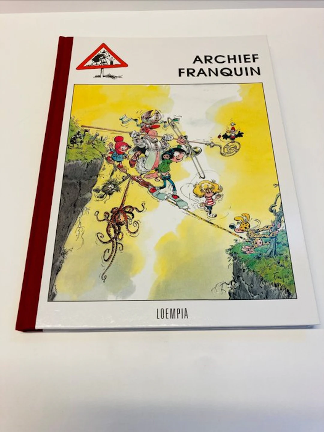 Archief Franquin - Luxe HC met linnen rug in linnen...