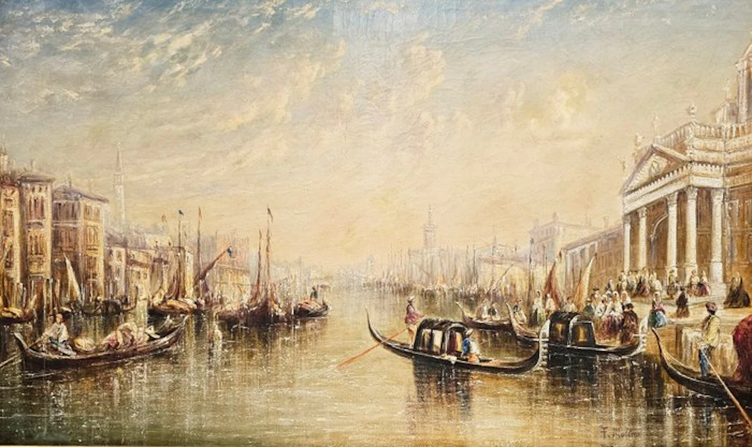 Francis Moltino (1818-1874) - Il Canale Grande di Venezia
