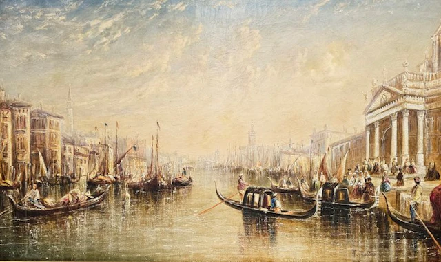 Francis Moltino (1818-1874) - Il Canale Grande di Venezia
