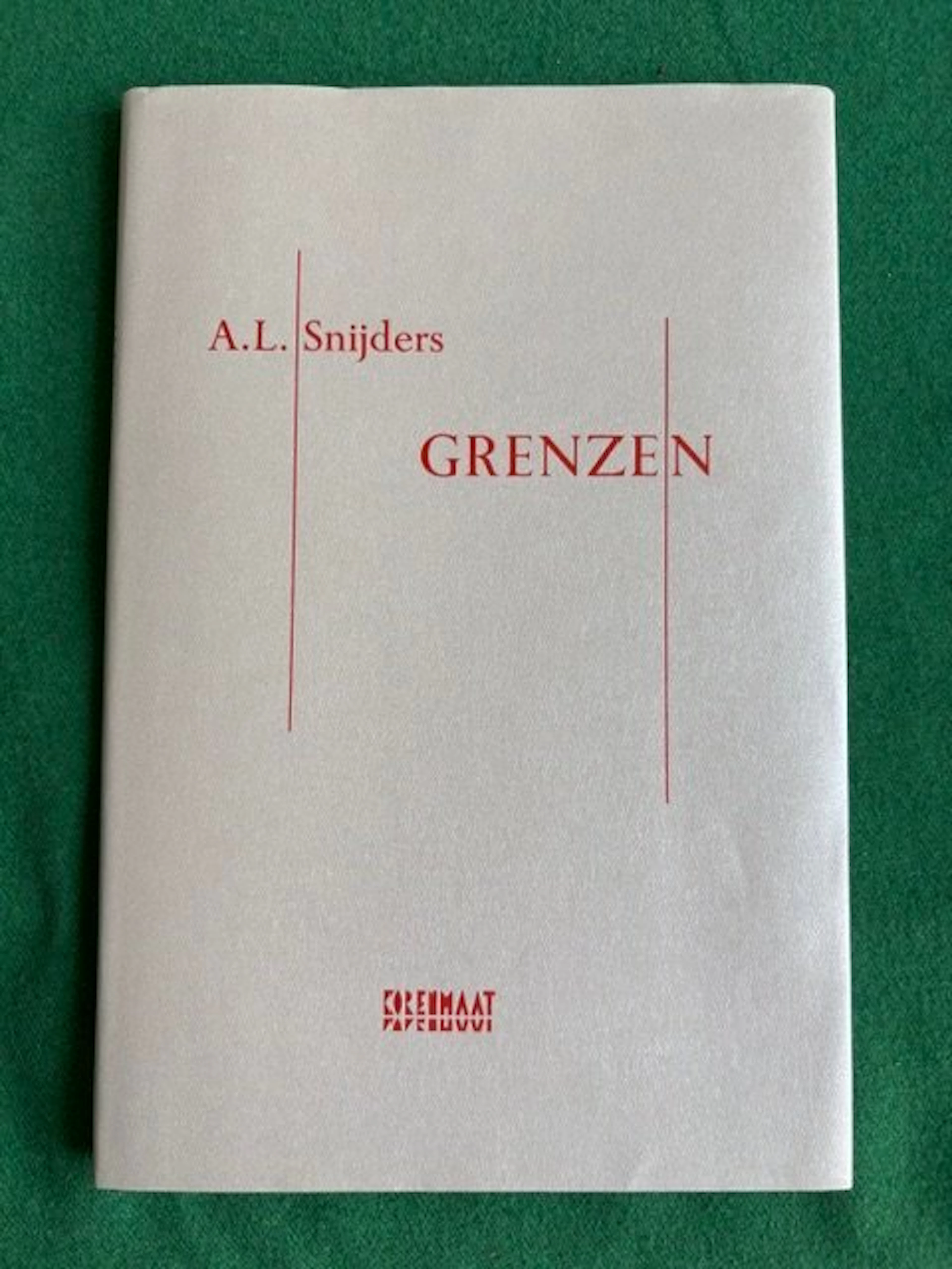 A.L. Snijders - Grenzen - 2019