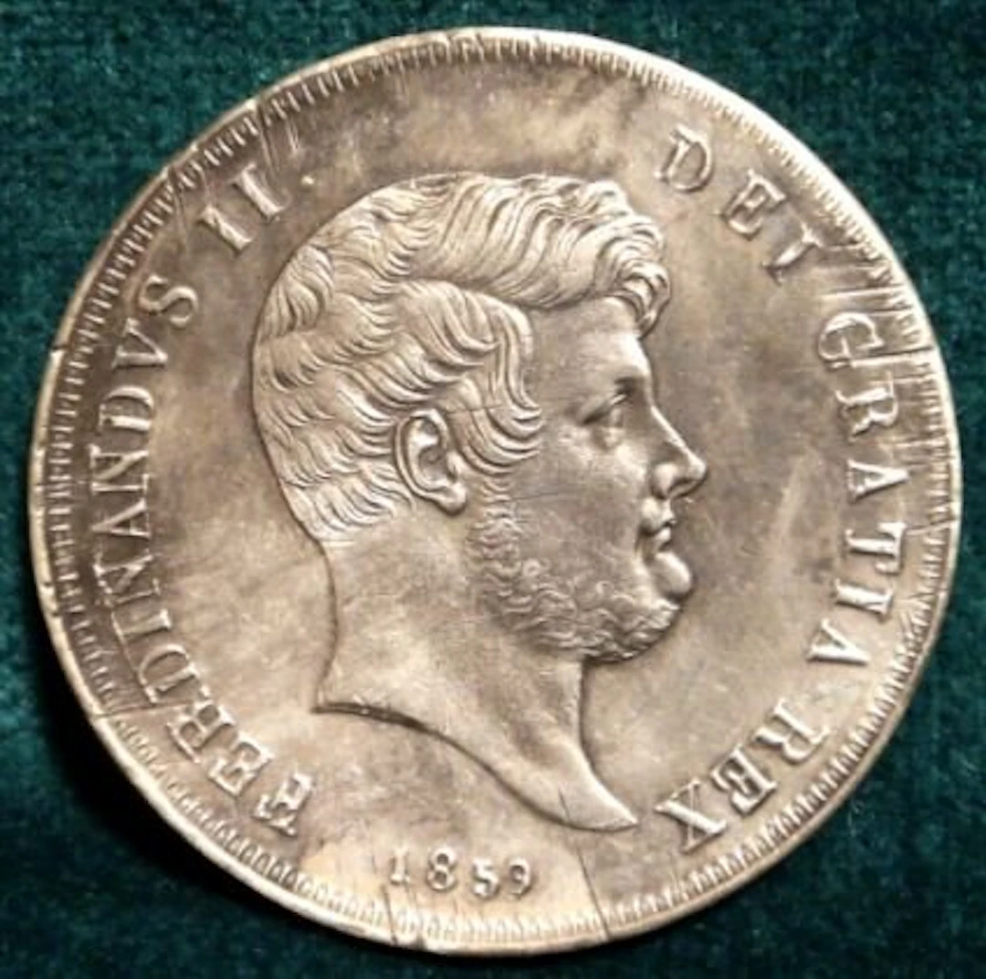 Italy, Kingdom of Two Sicilies Ferdinando II di Borbone (1830-1859)